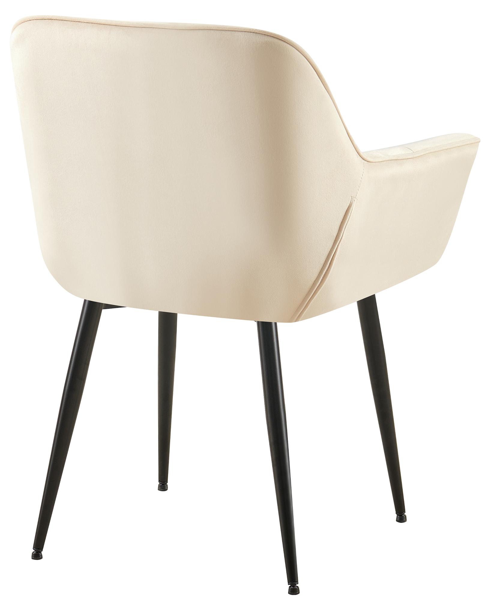 Set van 2 Eetkamerstoelen Roseville fluweel