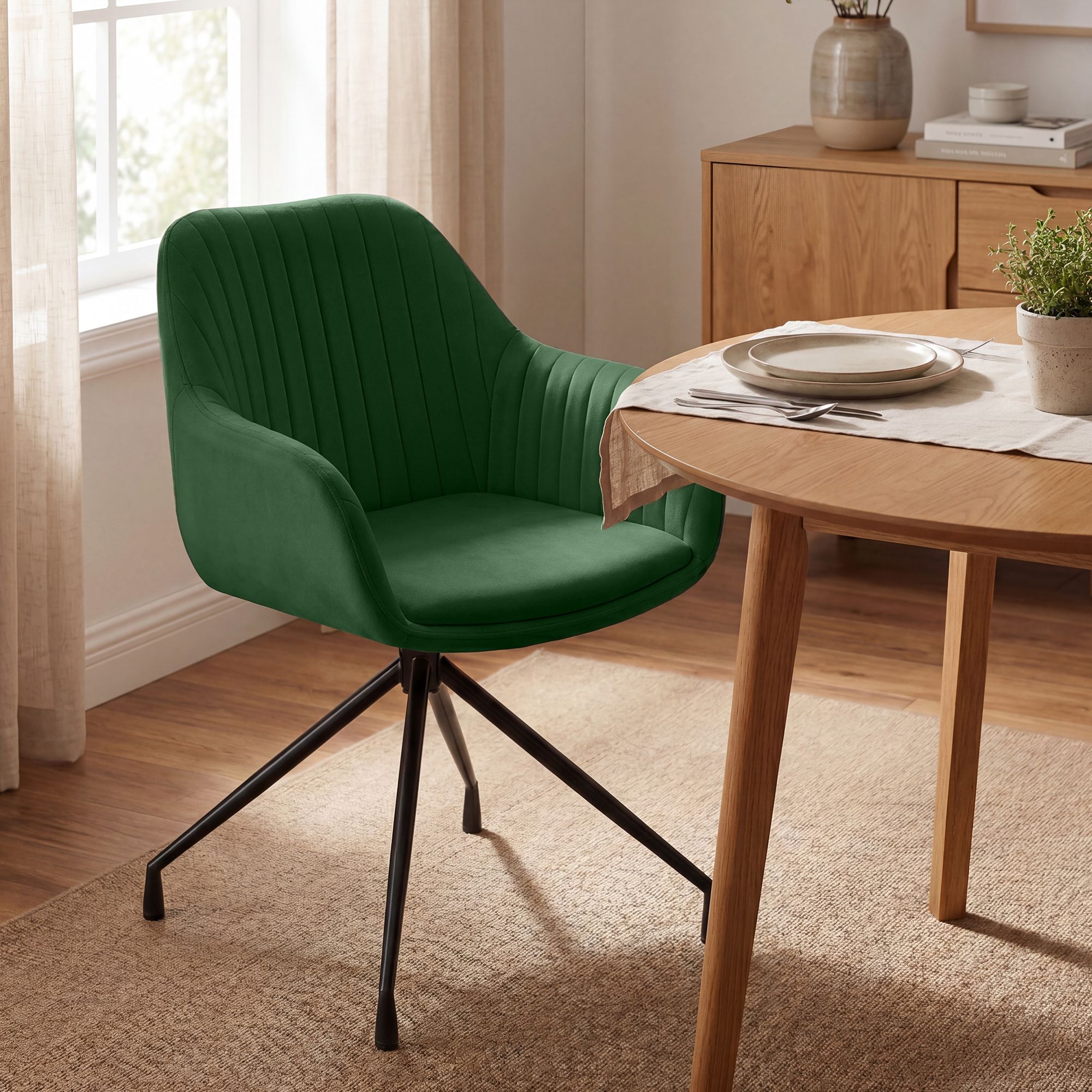 Set van 2 Eetkamerstoelen Novanis