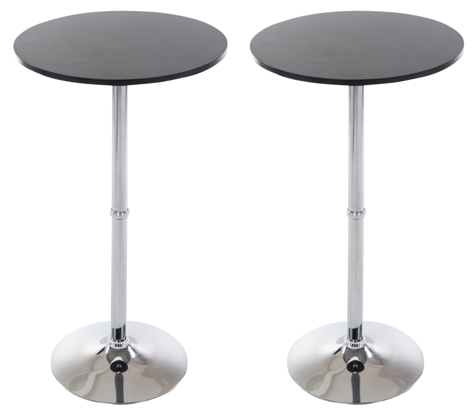 Set van 2 statafels rond Ø 60 cm