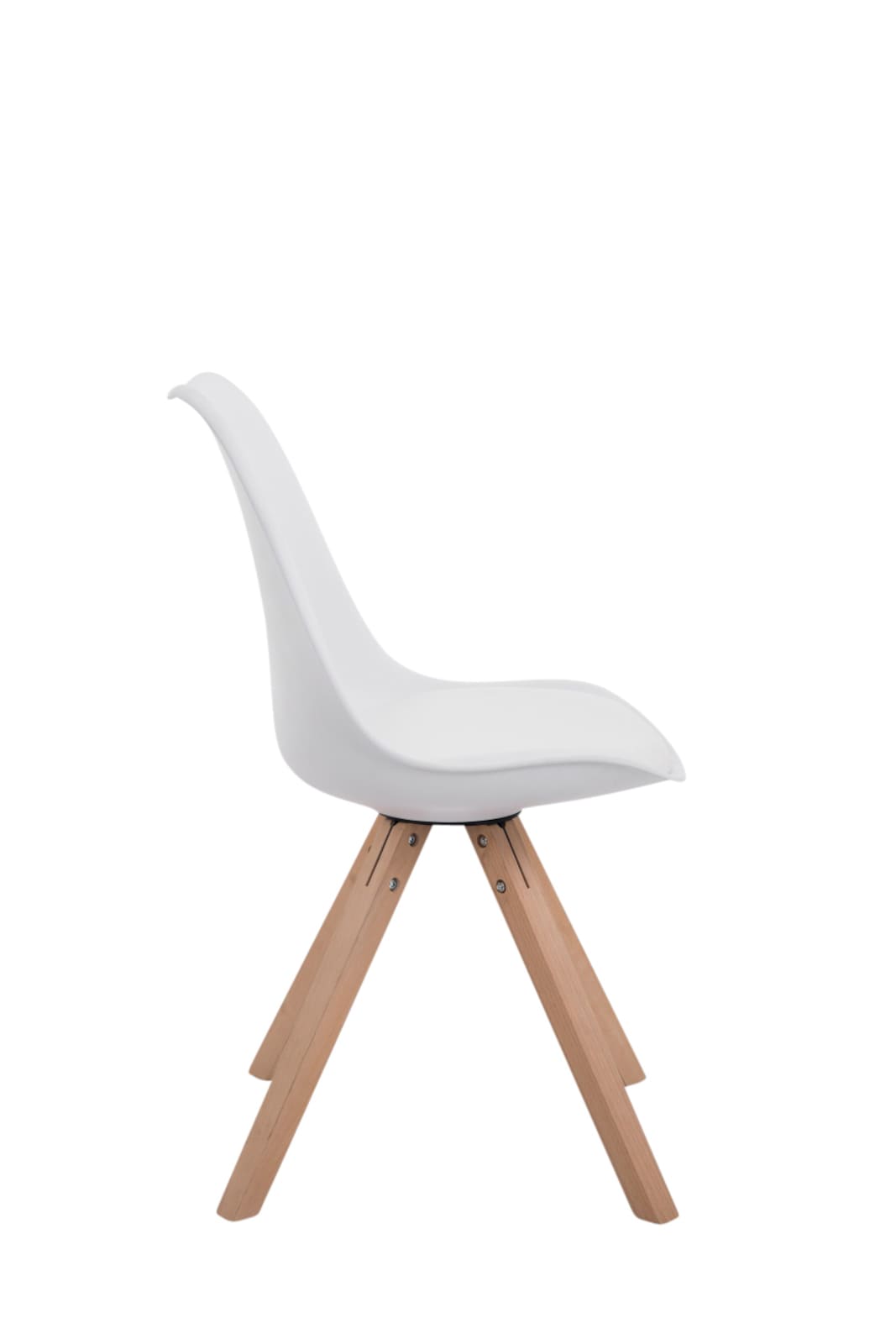 Set van 4 stoelen Toulouse - Vierkant - Kunstleer