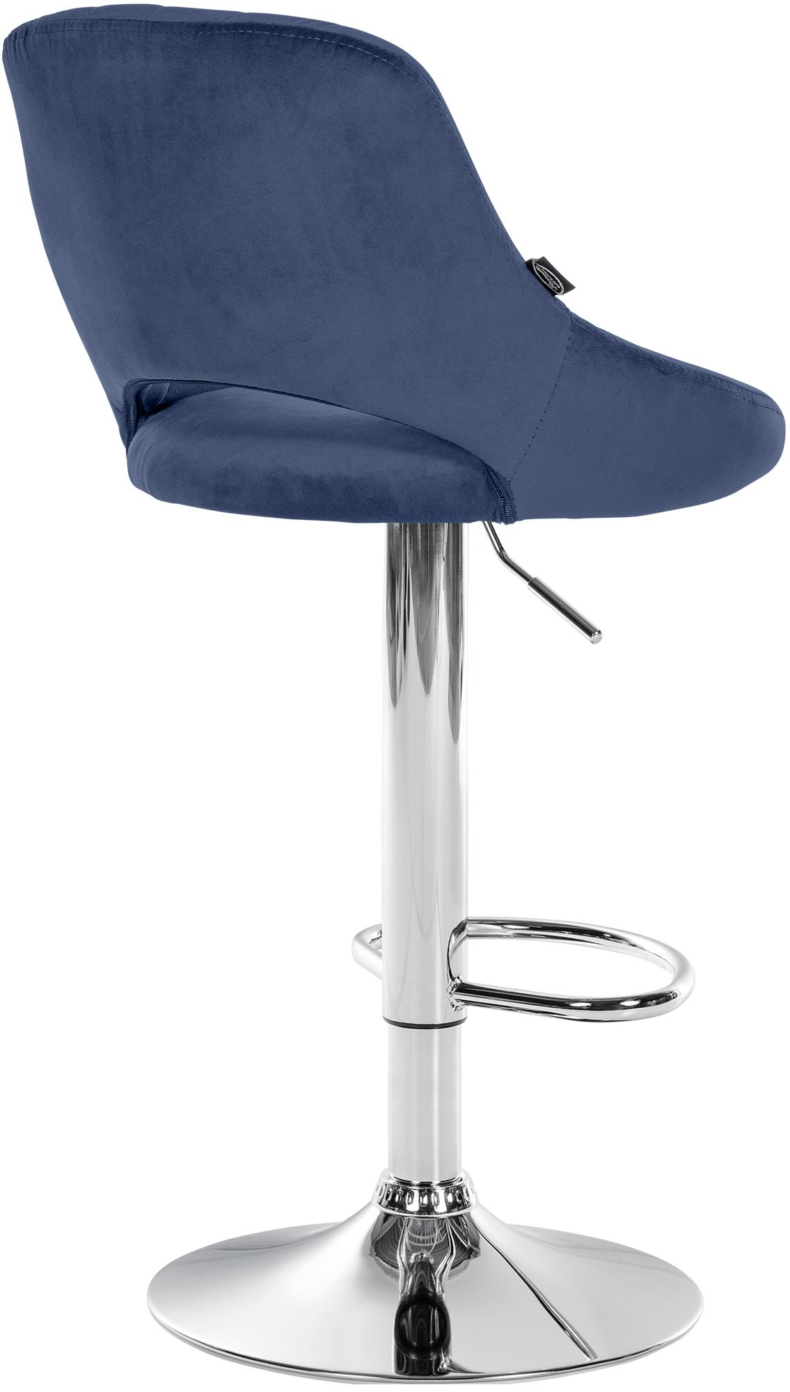 Set van 2 Barkrukken Milet Fluweel