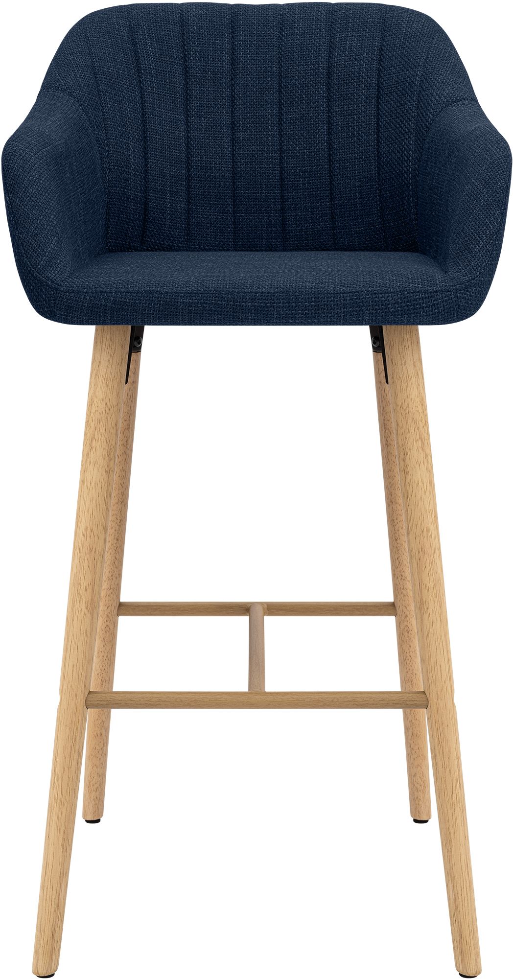 Barkruk Ando stof: modern design, comfortabel zitvlak, stabiel frame, ideaal voor keuken of bar