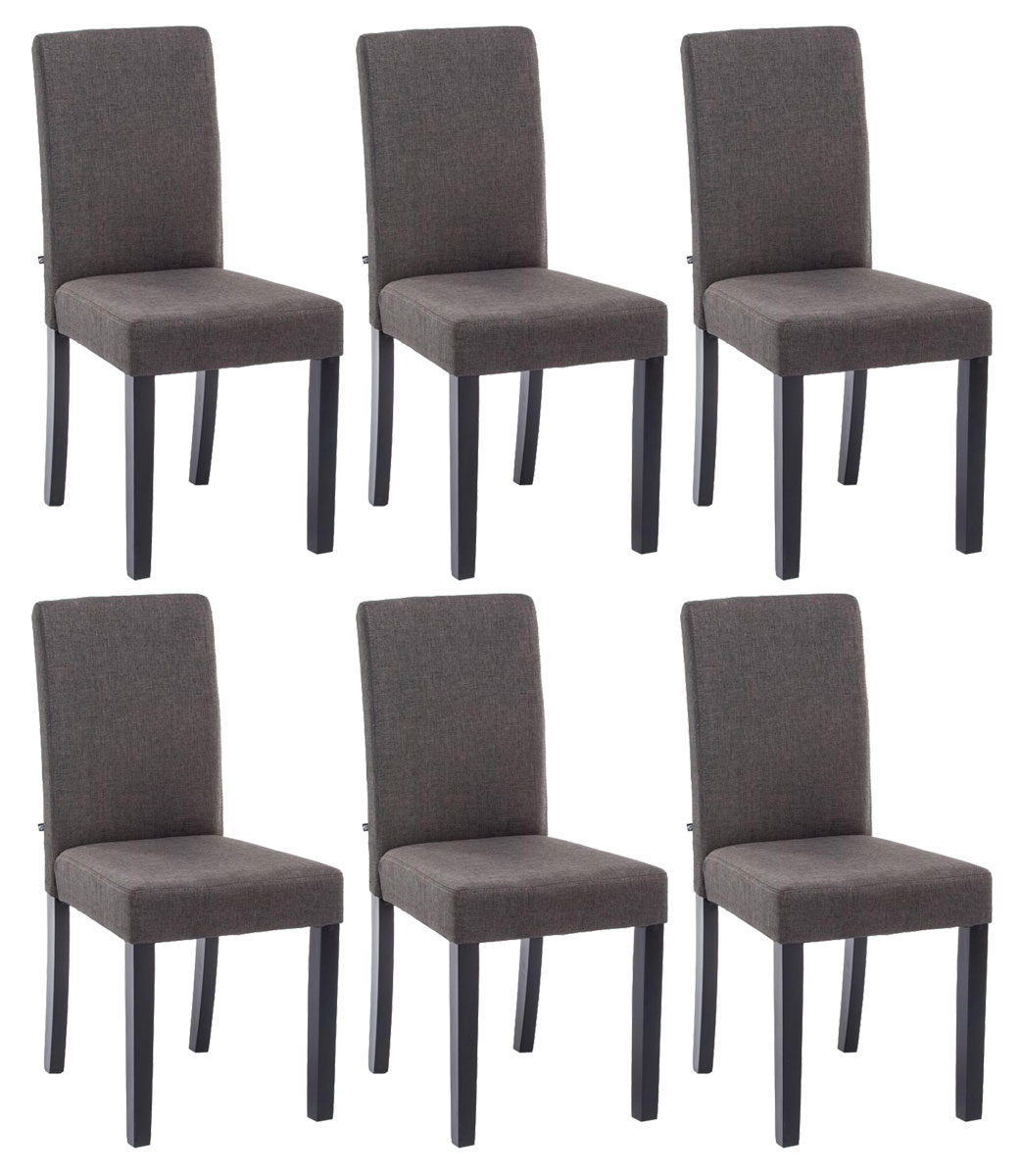Set van 6 Eetkamerstoel Ina Stof