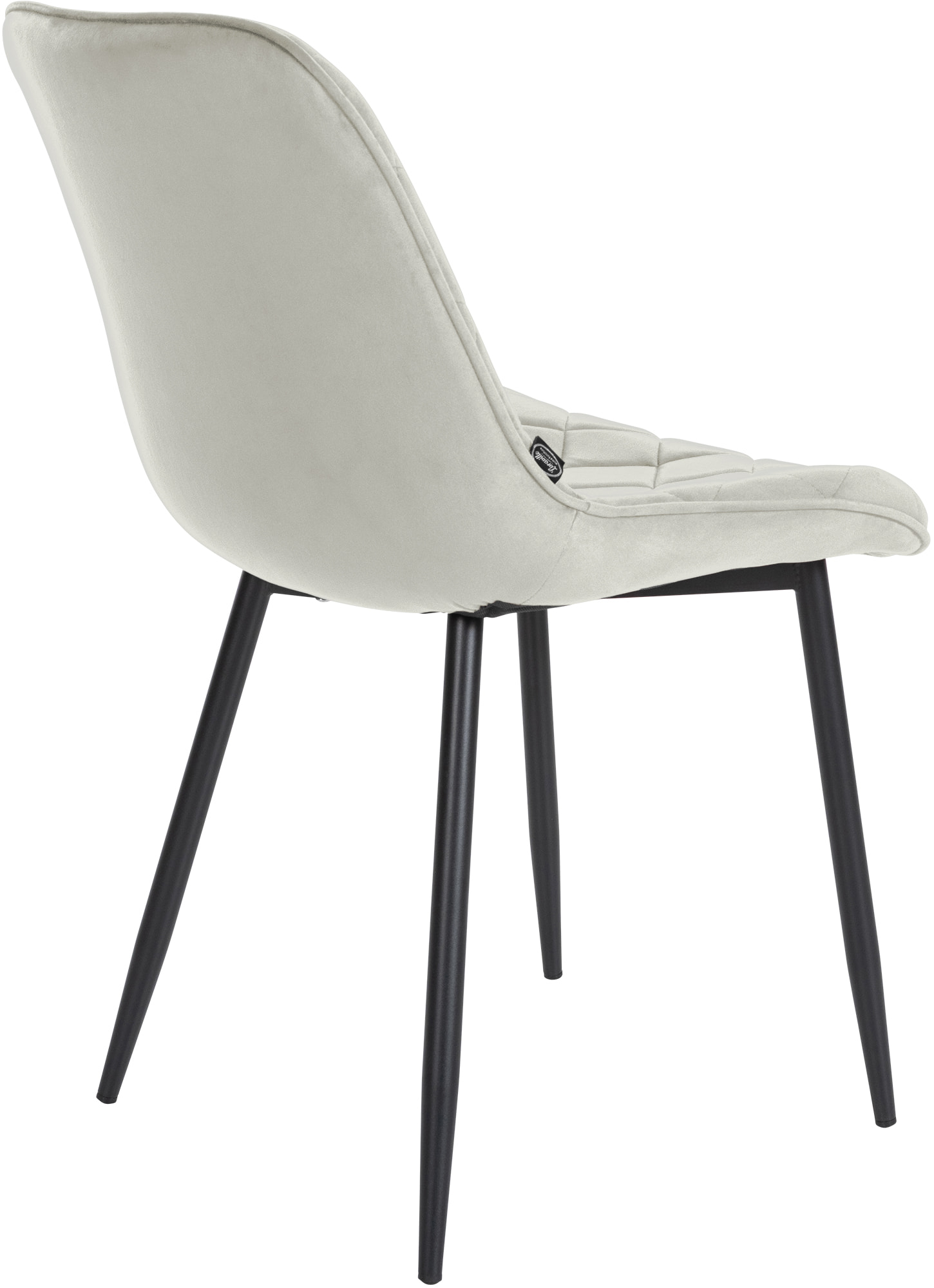 Set van 4 eetkamerstoelen Springs Fluweel