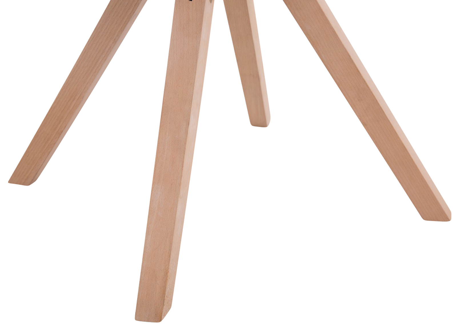 Set van 4 eetkamerstoelen Toulouse stof vierkant