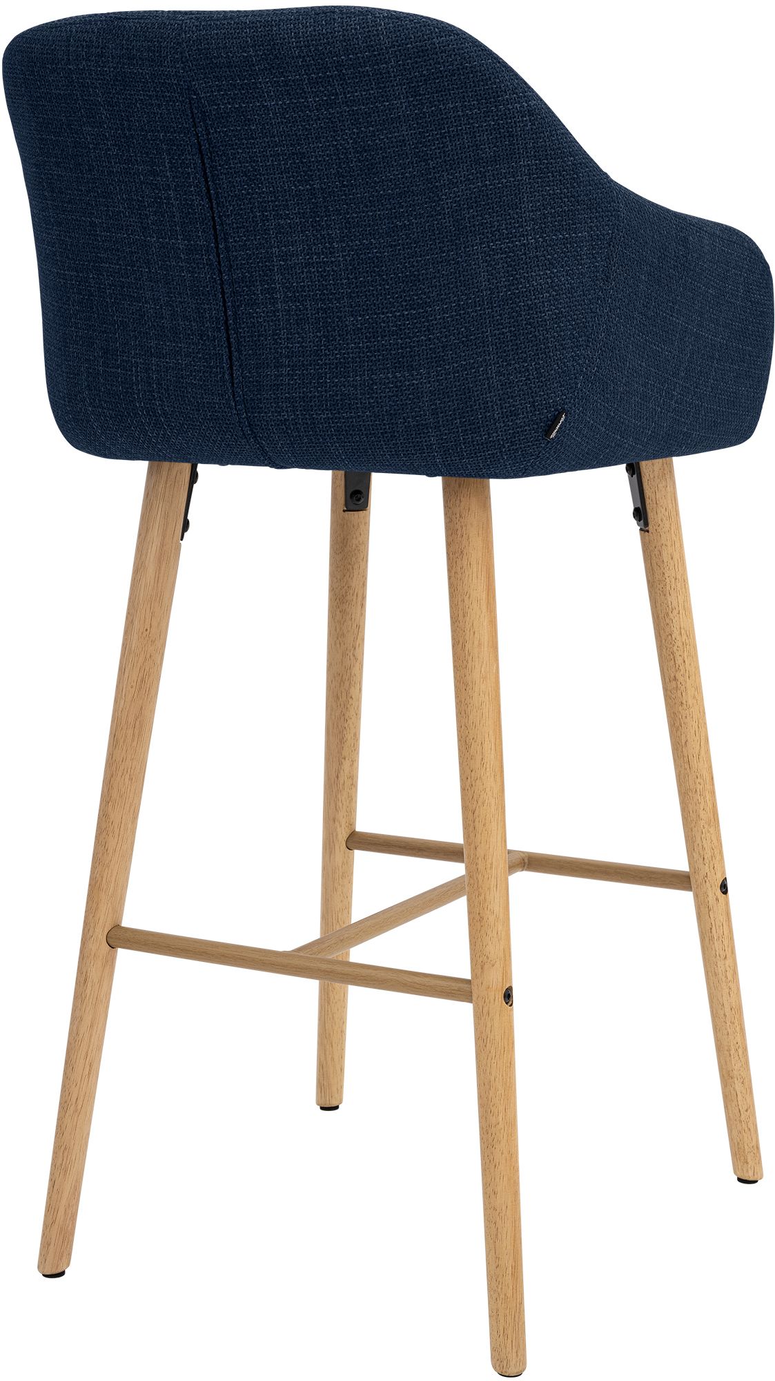Barkruk Ando stof: modern design, comfortabel zitvlak, stabiel frame, ideaal voor keuken of bar