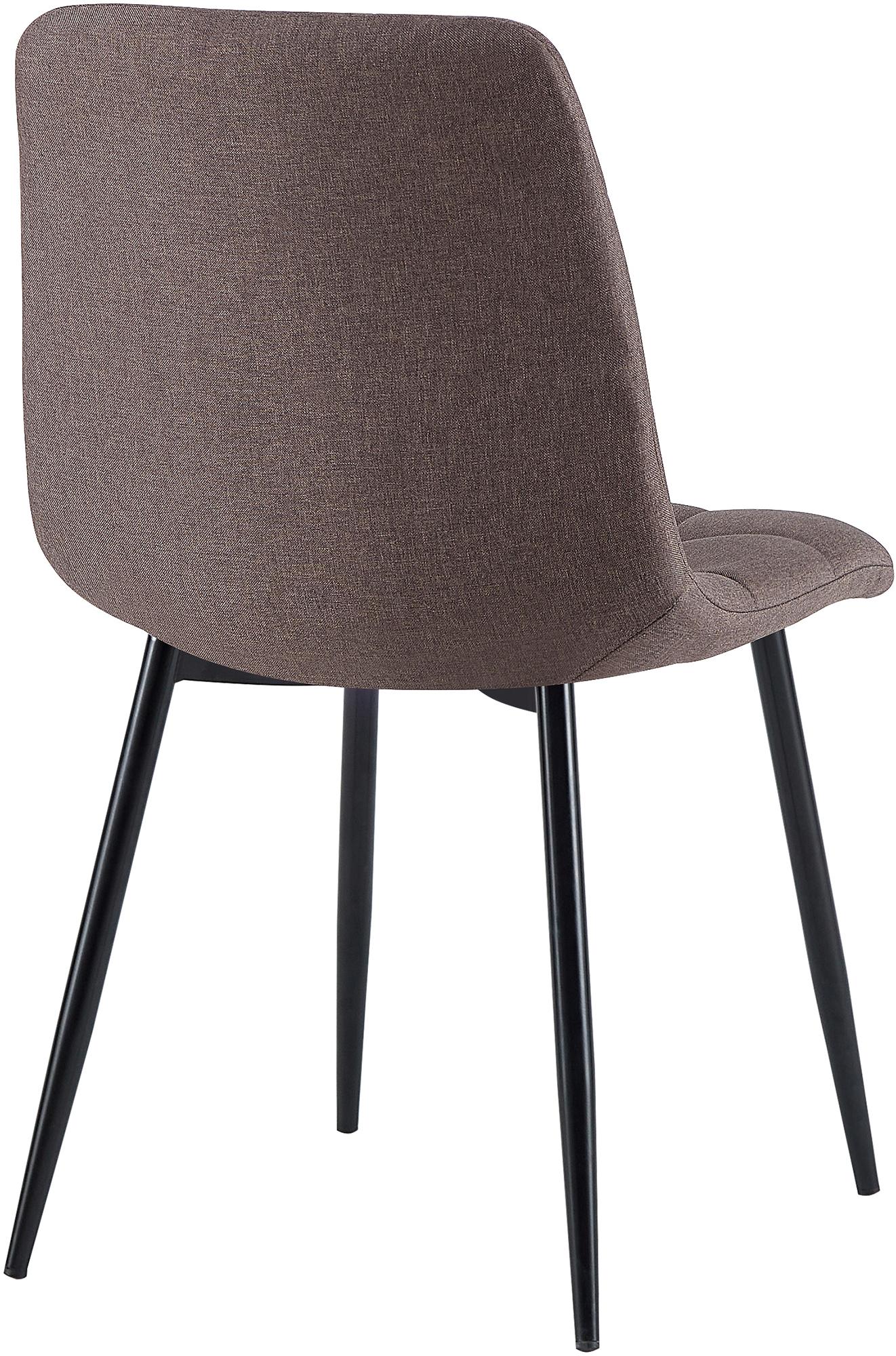 Set van 4 eetkamerstoelen Antibes stof