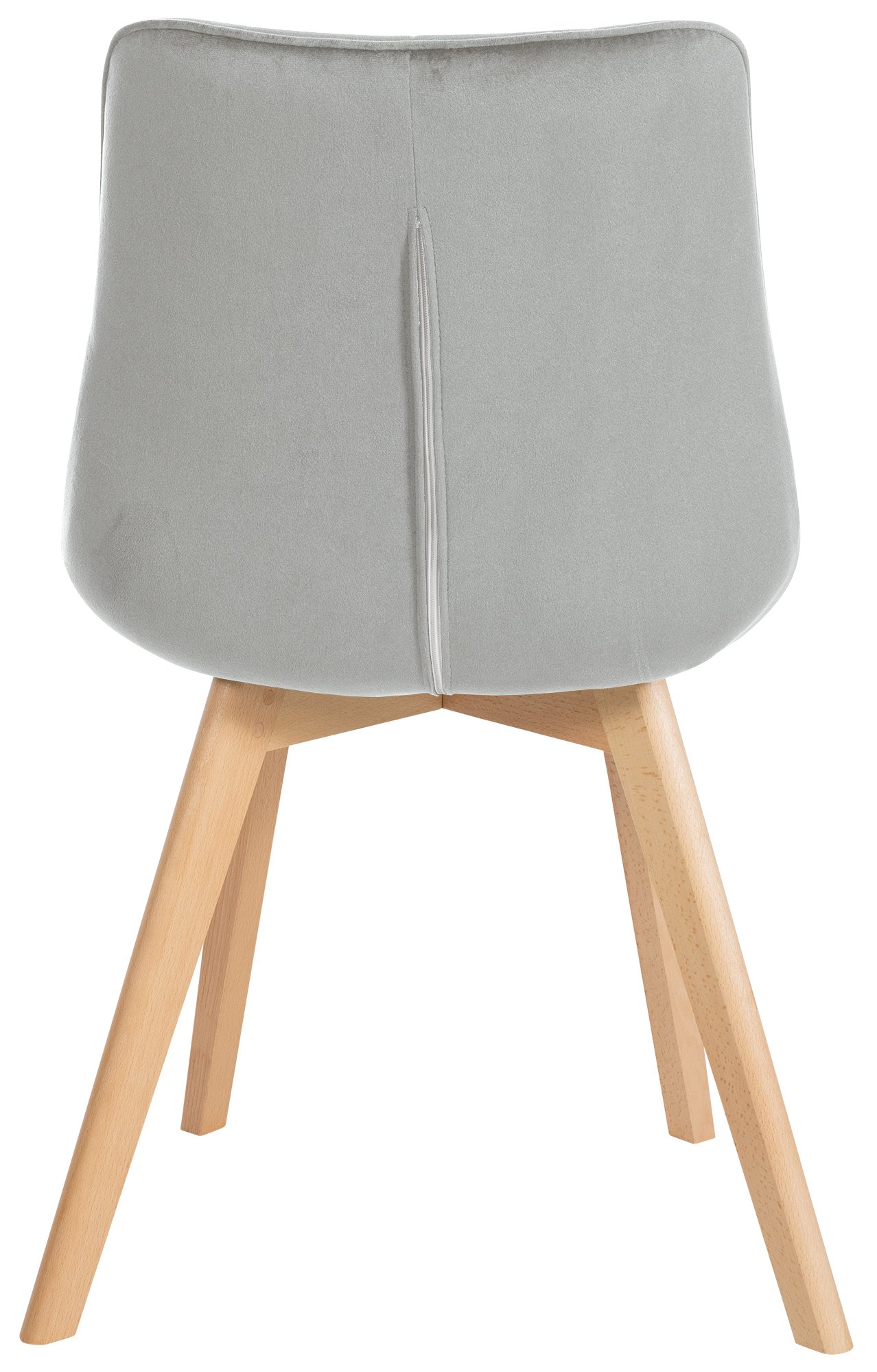 Set van 2 eetkamerstoelen Brook fluweel