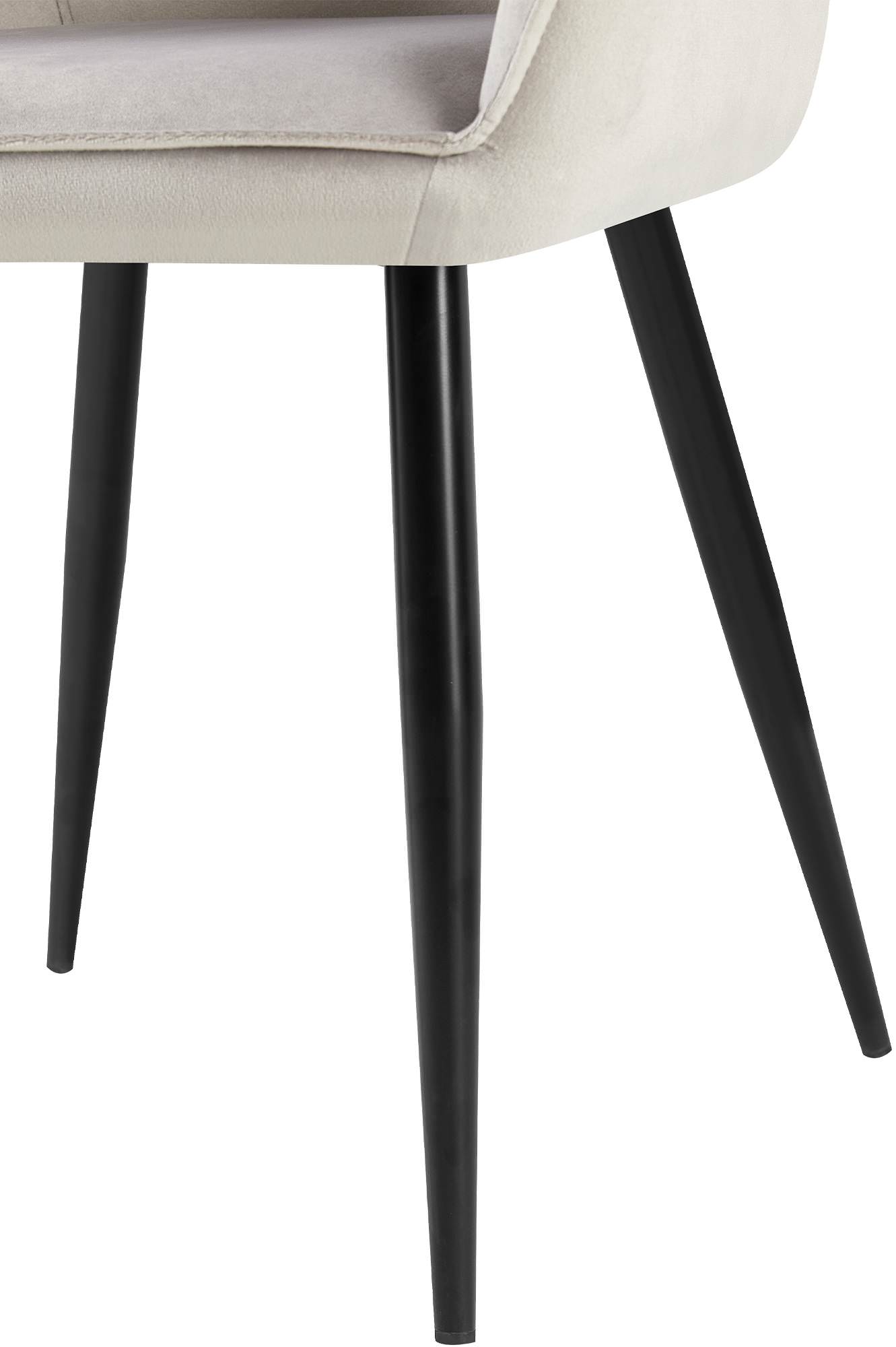 Set van 2 eetkamerstoelen Boise fluweel