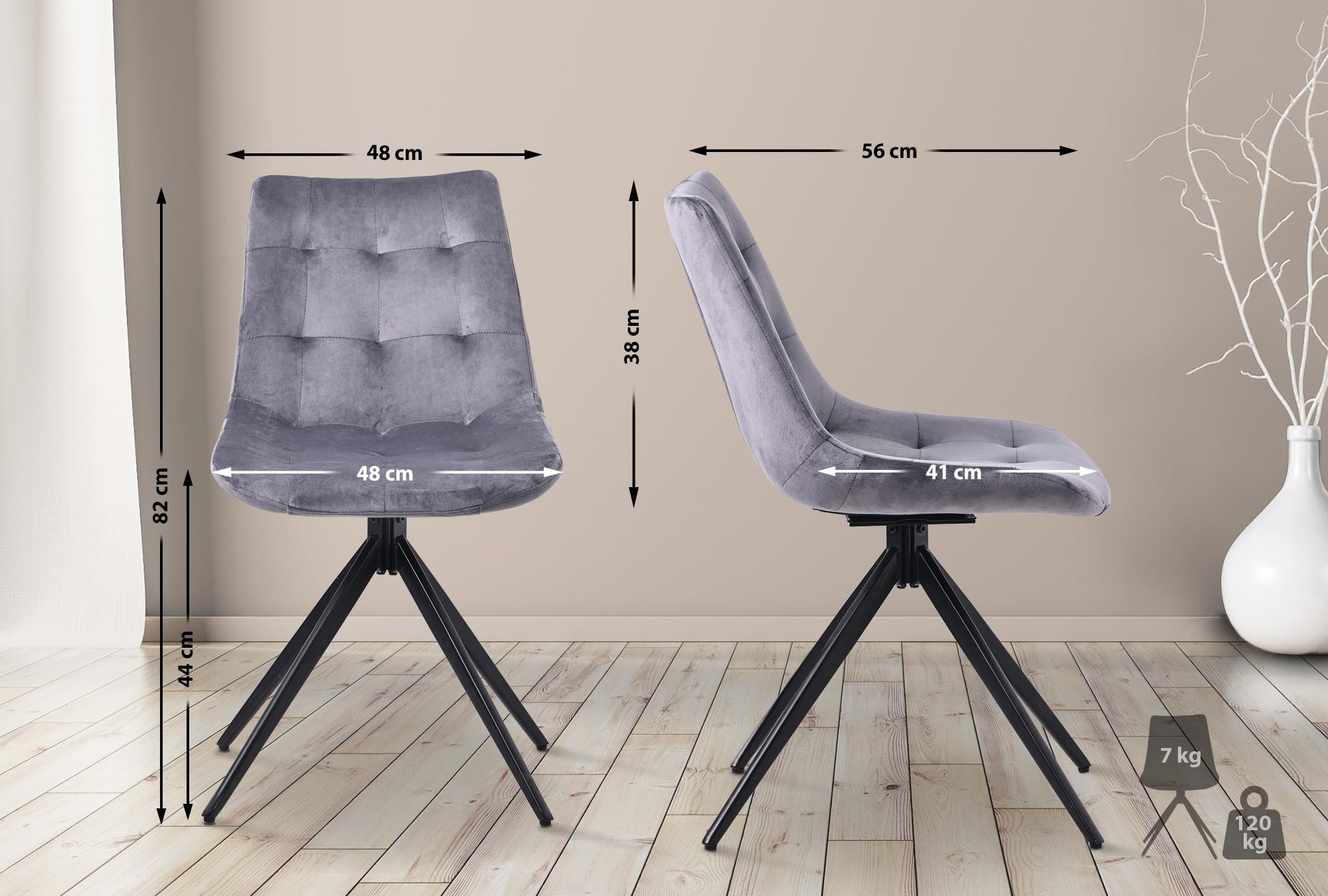 Set van 2 eetkamerstoelen Merna