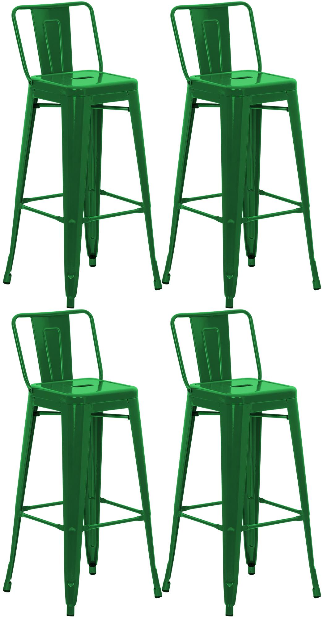 4er Set barkrukken Mason