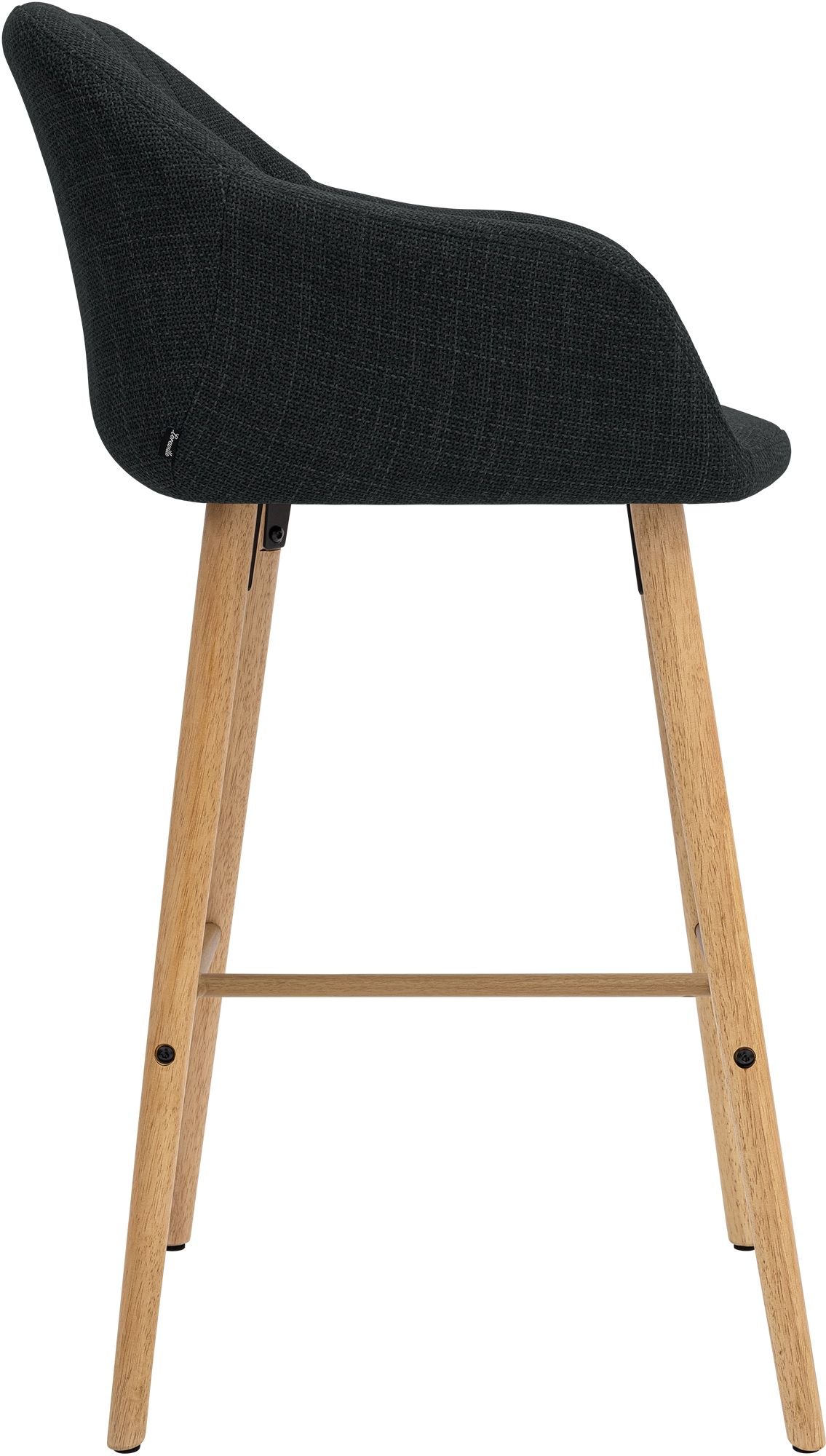 Barkruk Ando stof: modern design, comfortabel zitvlak, stabiel frame, ideaal voor keuken of bar
