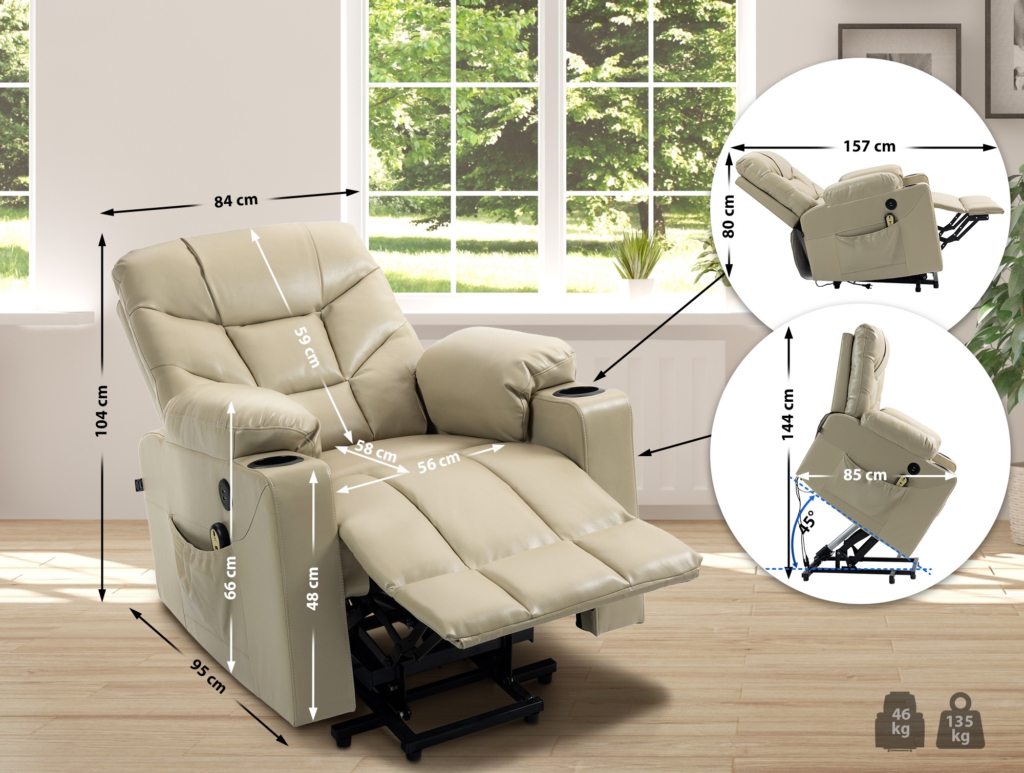 Fauteuil Andover