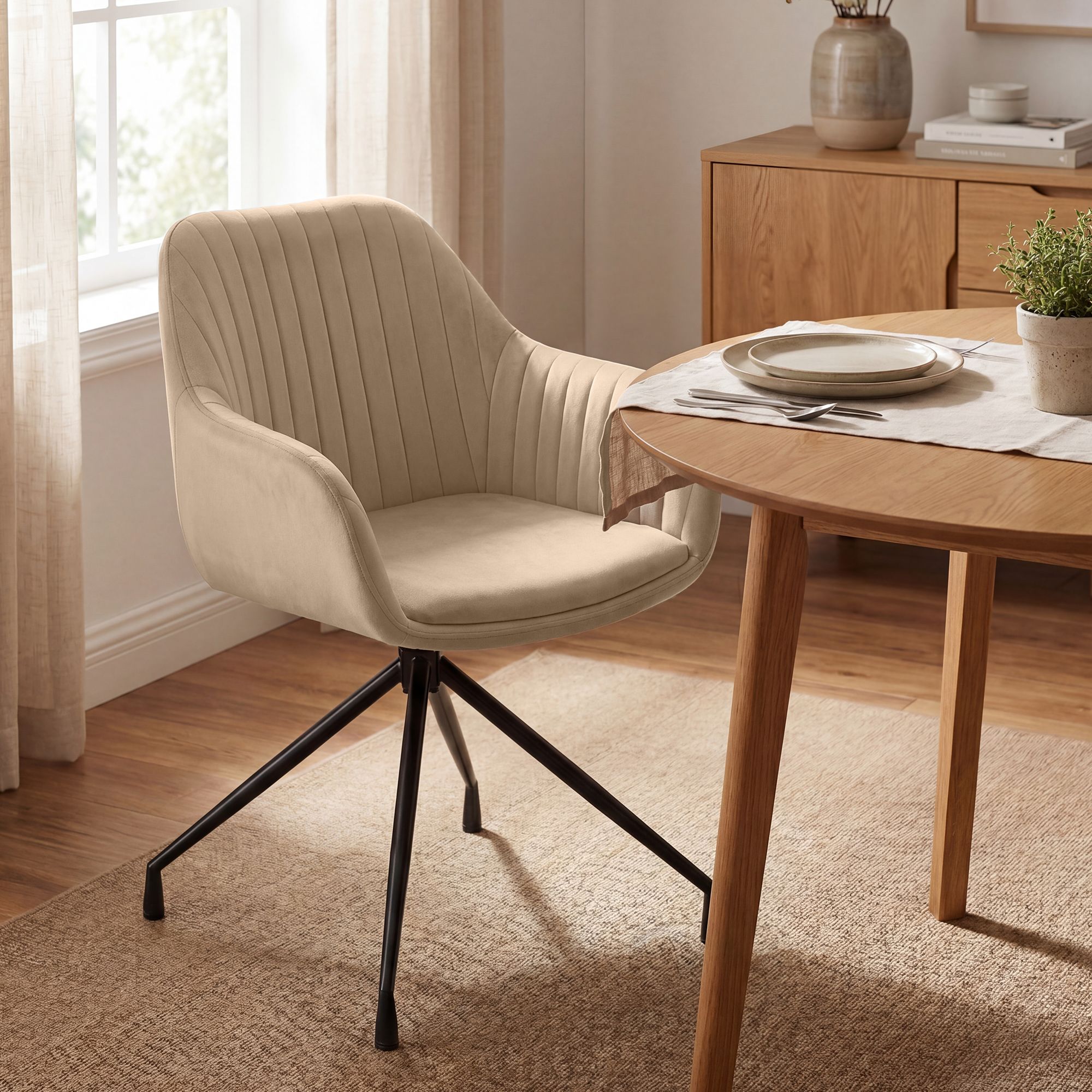 Set van 2 Eetkamerstoelen Novanis
