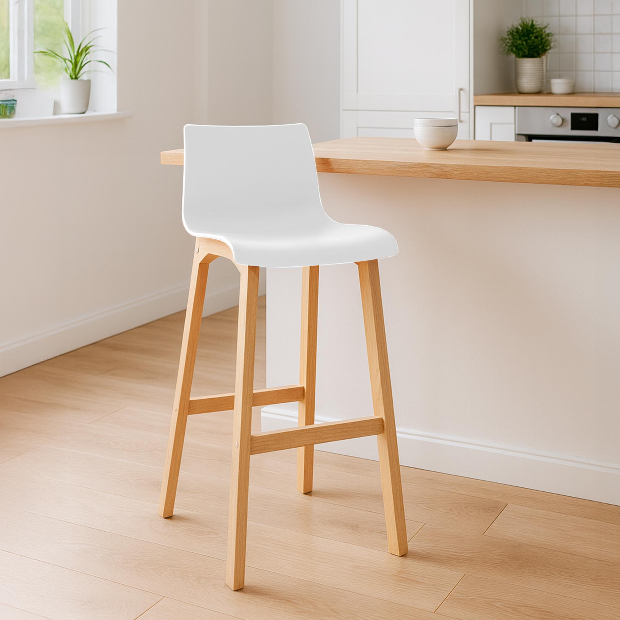 Barkruk Hover Kunststof Vierpootsframe Natura