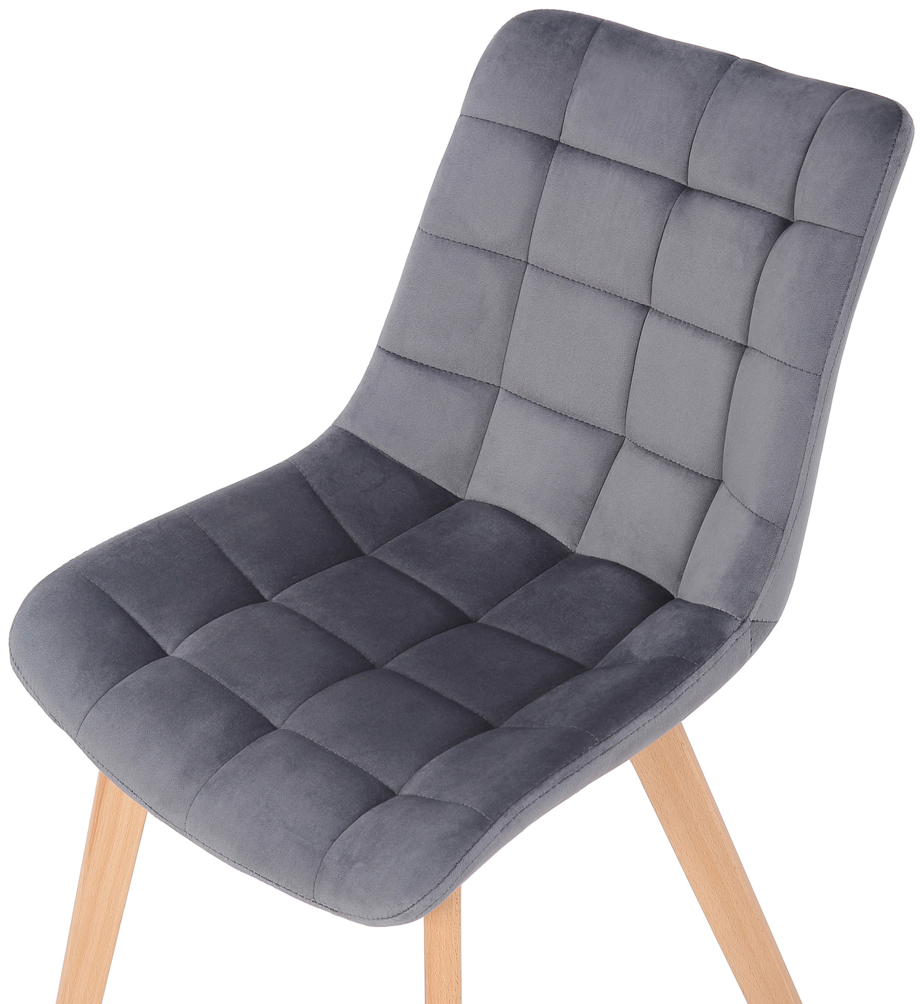 Set van 2 Eetkamerstoelen Passaic Fluweel