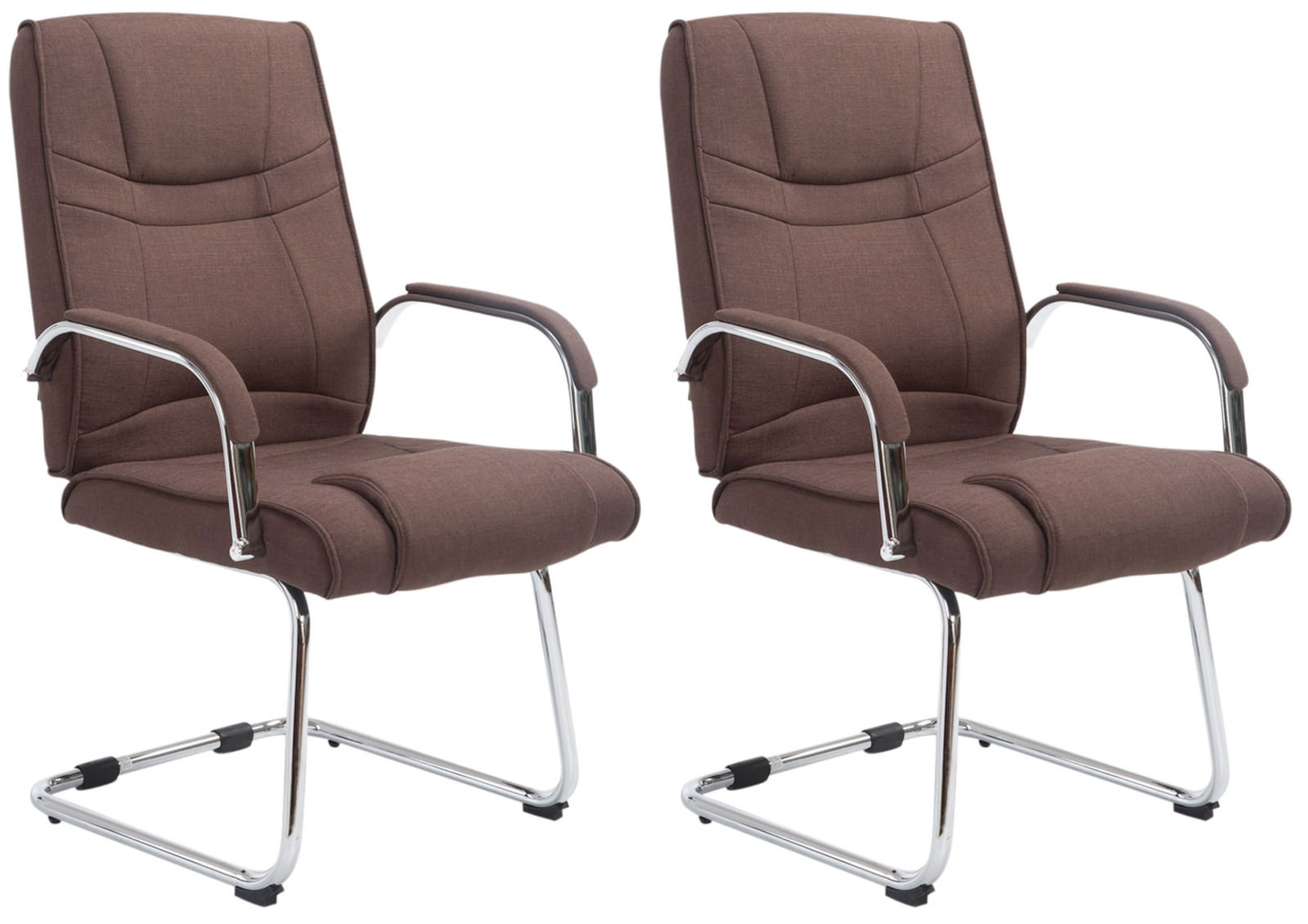 Set van 2 Eetkamerstoelen Attila Stof