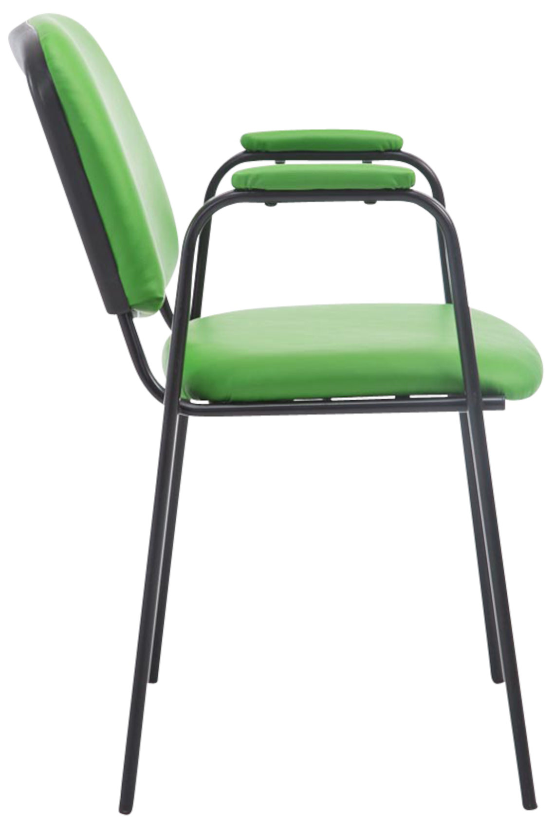 Set van 4 stapelstoelen Ken Pro kunstleer