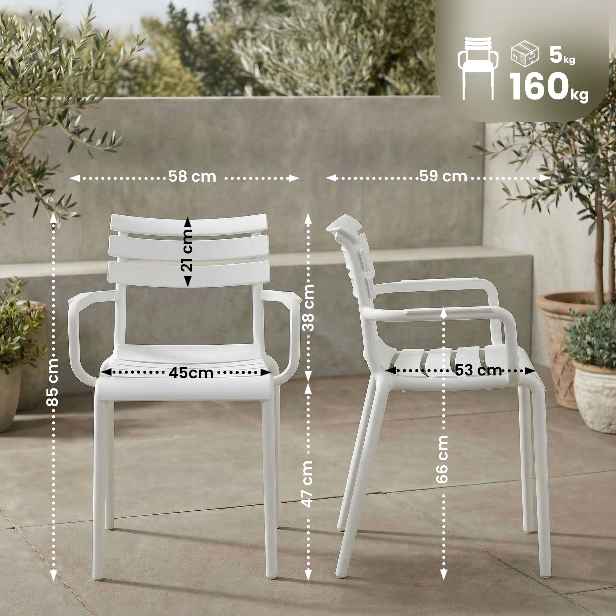Tuinstoel Parijs