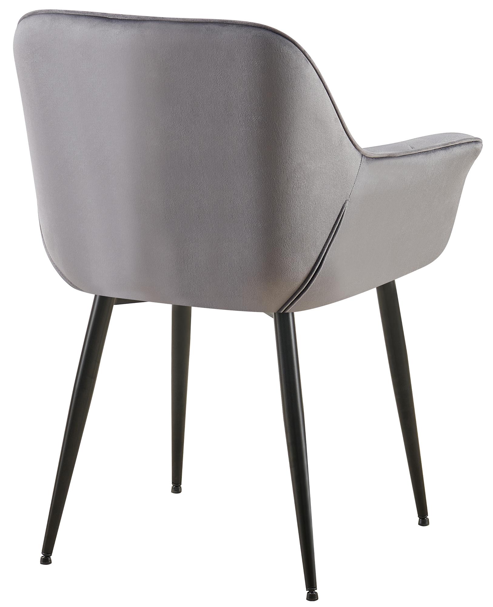 Set van 2 Eetkamerstoelen Roseville fluweel