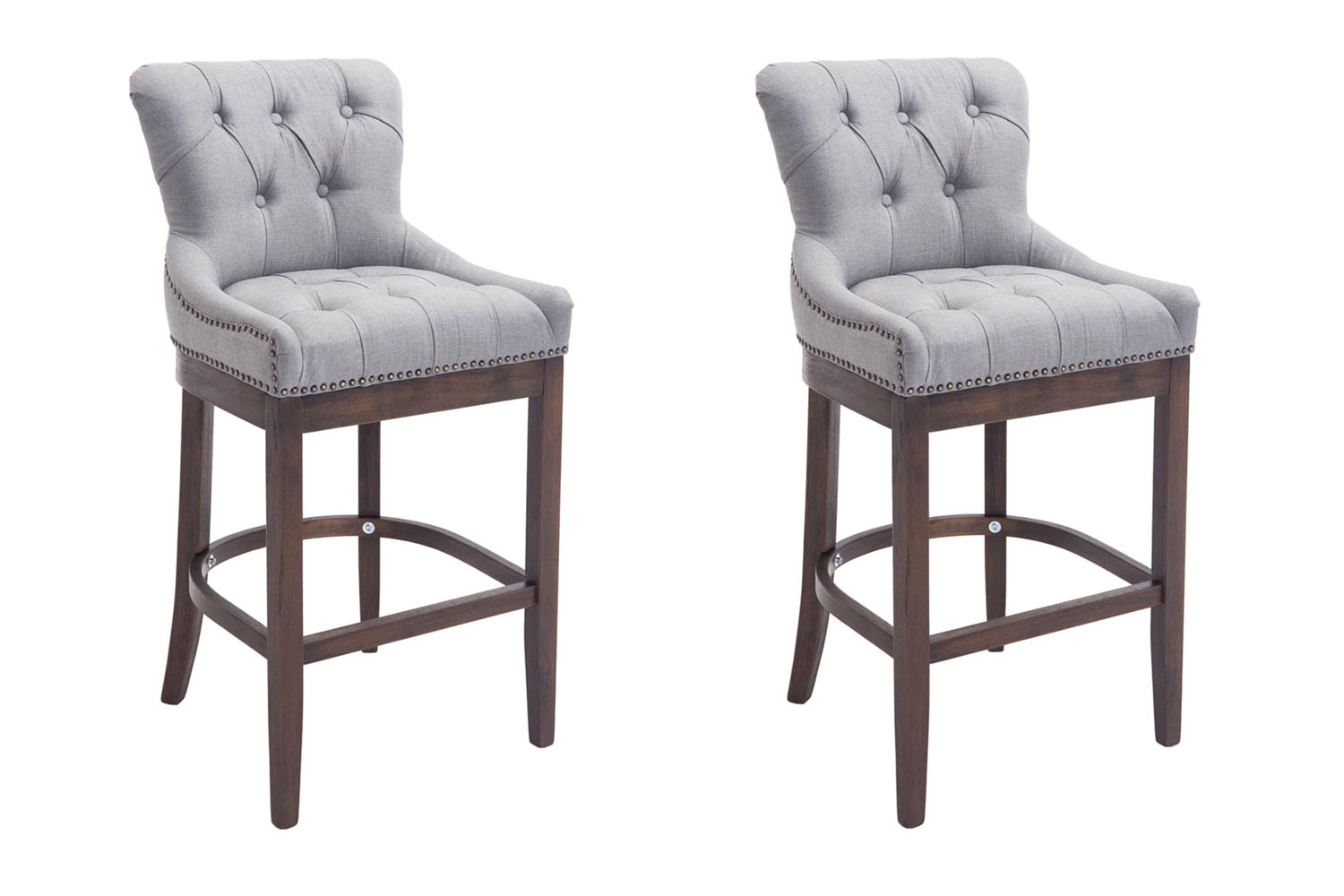 Set van 2 barkrukken Lakewood stof