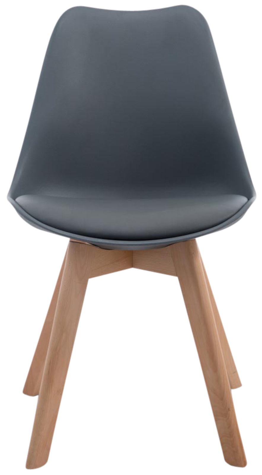 Set van 4 Eetkamerstoelen Borneo - Kunstleer