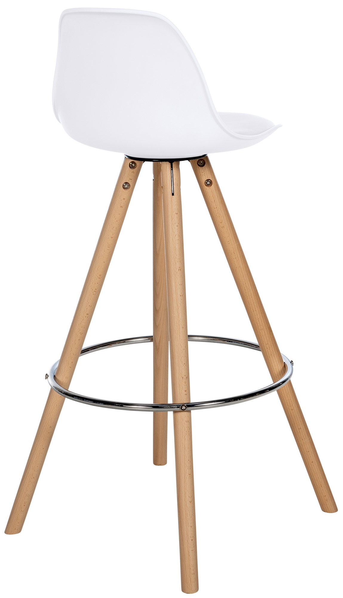 Barkruk Corbin kunstleer rond