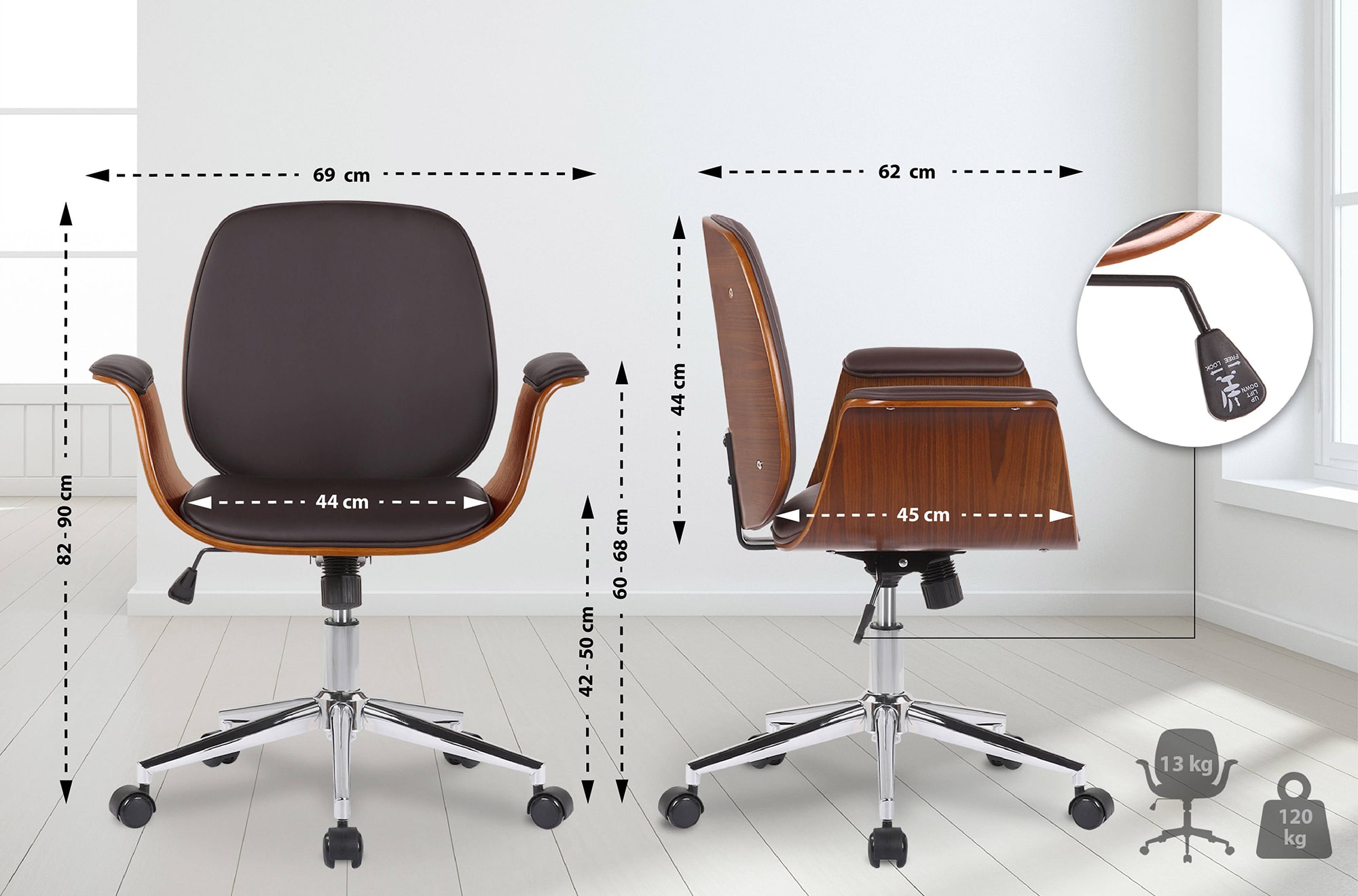 Bureaustoel Kemberg