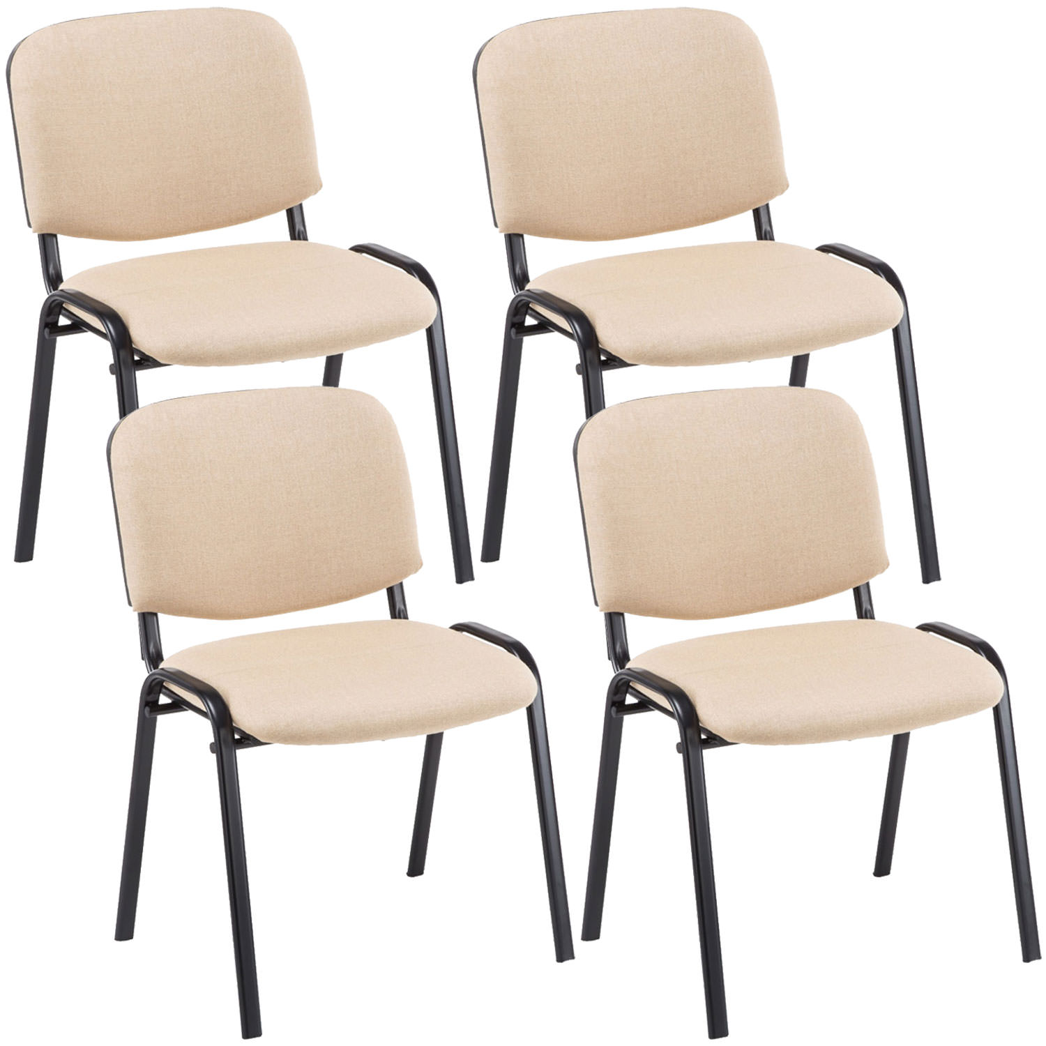 Set van 4 bezoekersstoelen Ken