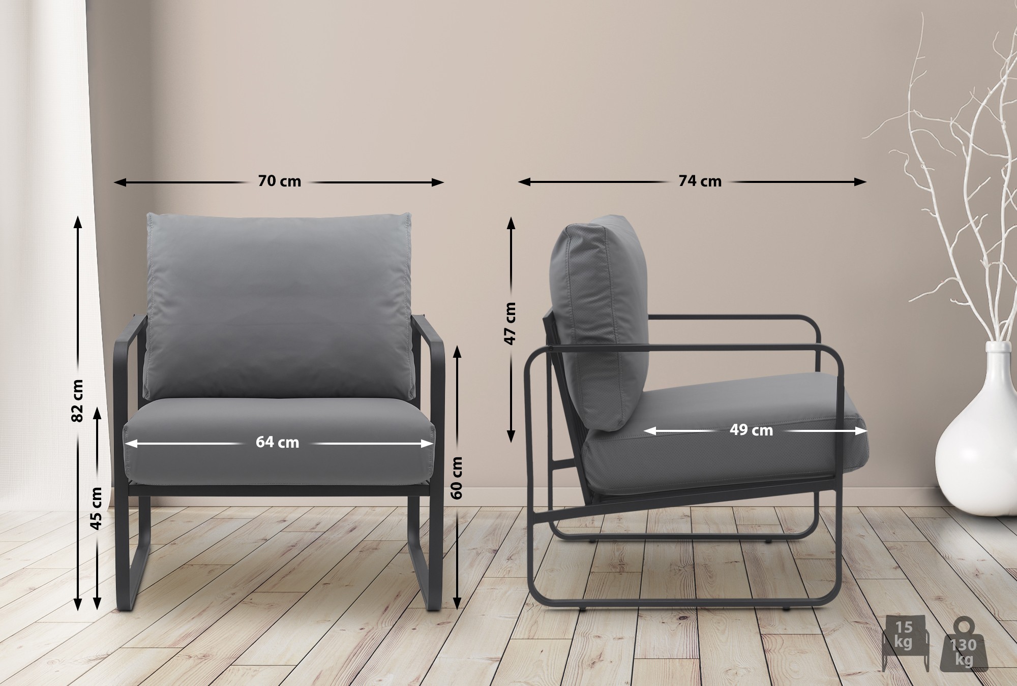 Fauteuil Manea