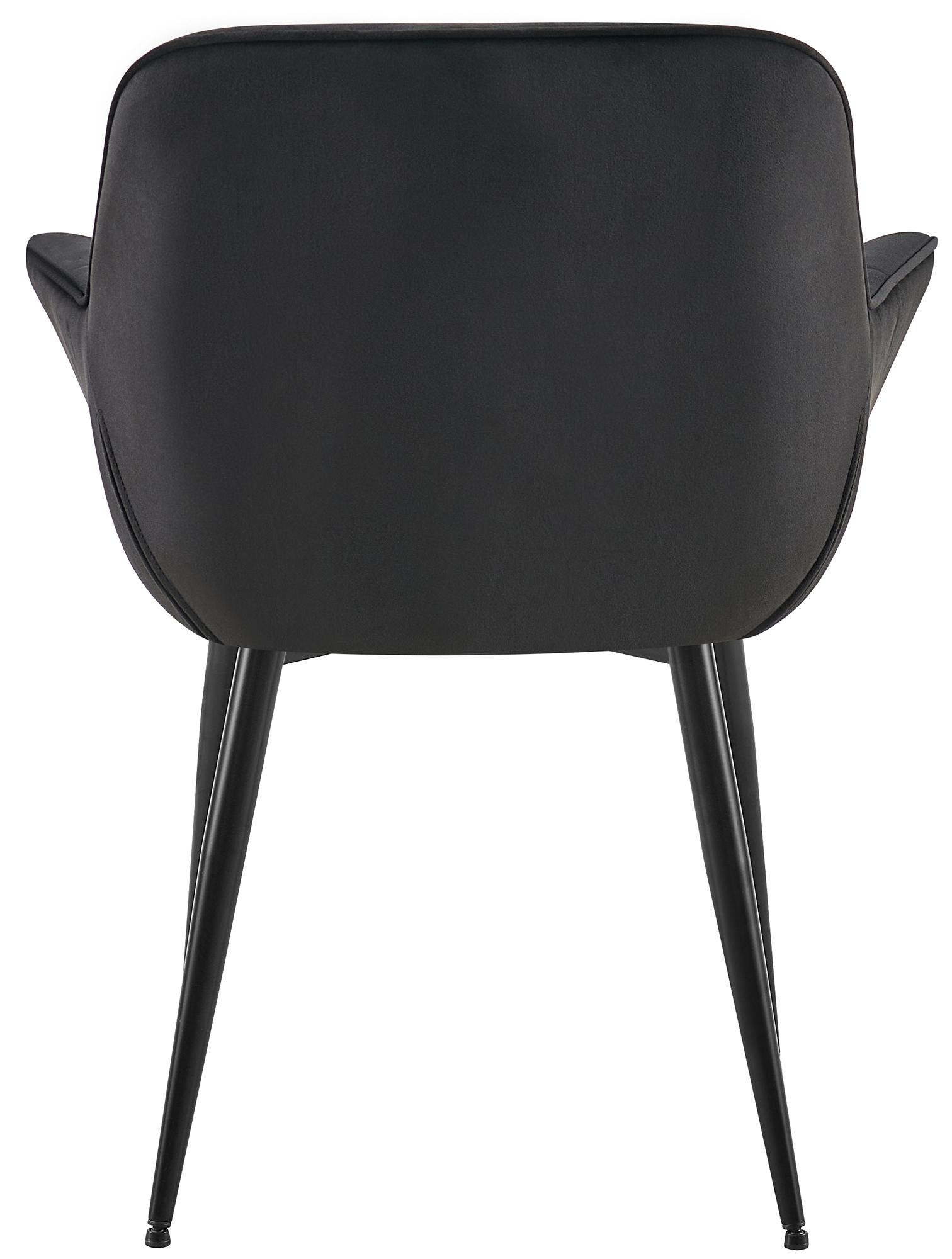 Set van 2 Eetkamerstoelen Roseville fluweel