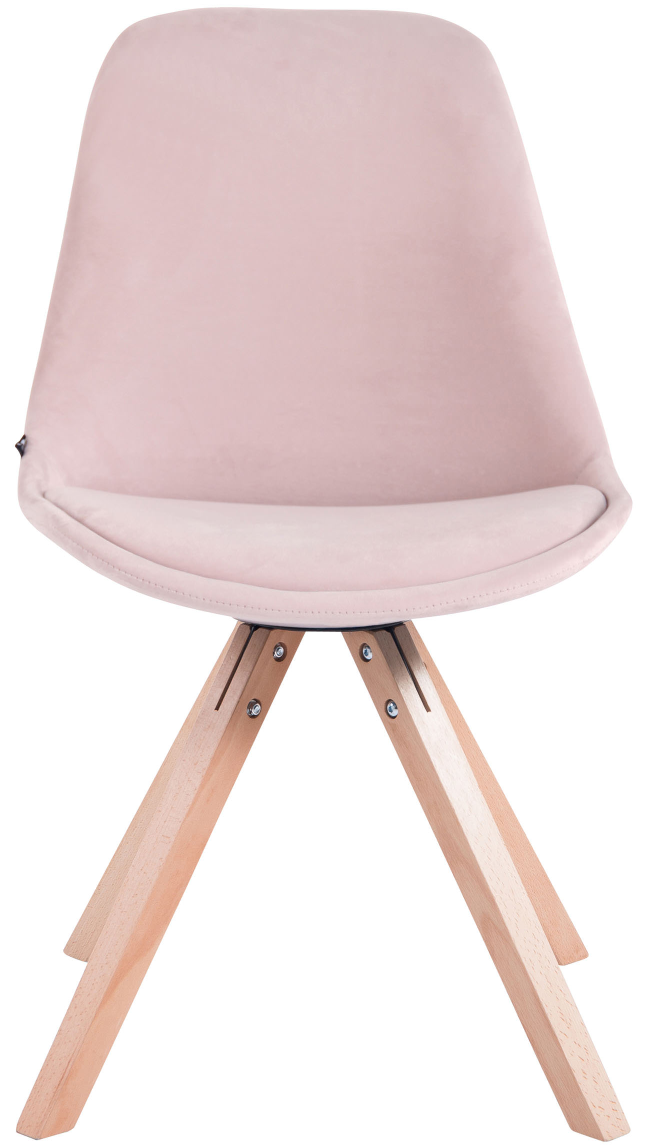 Set van 4 Stoelen Toulouse Vierkant frame - Fluweel