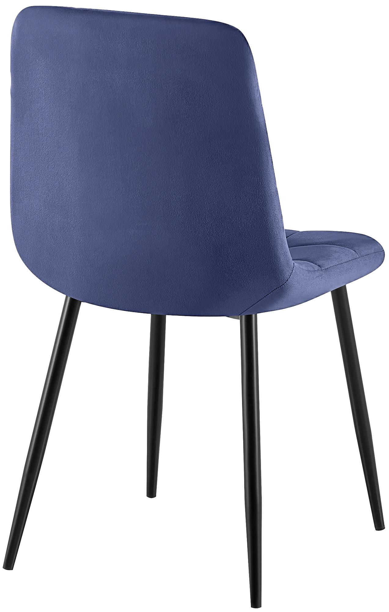 Set van 4 eetkamerstoelen Antibes Velvet