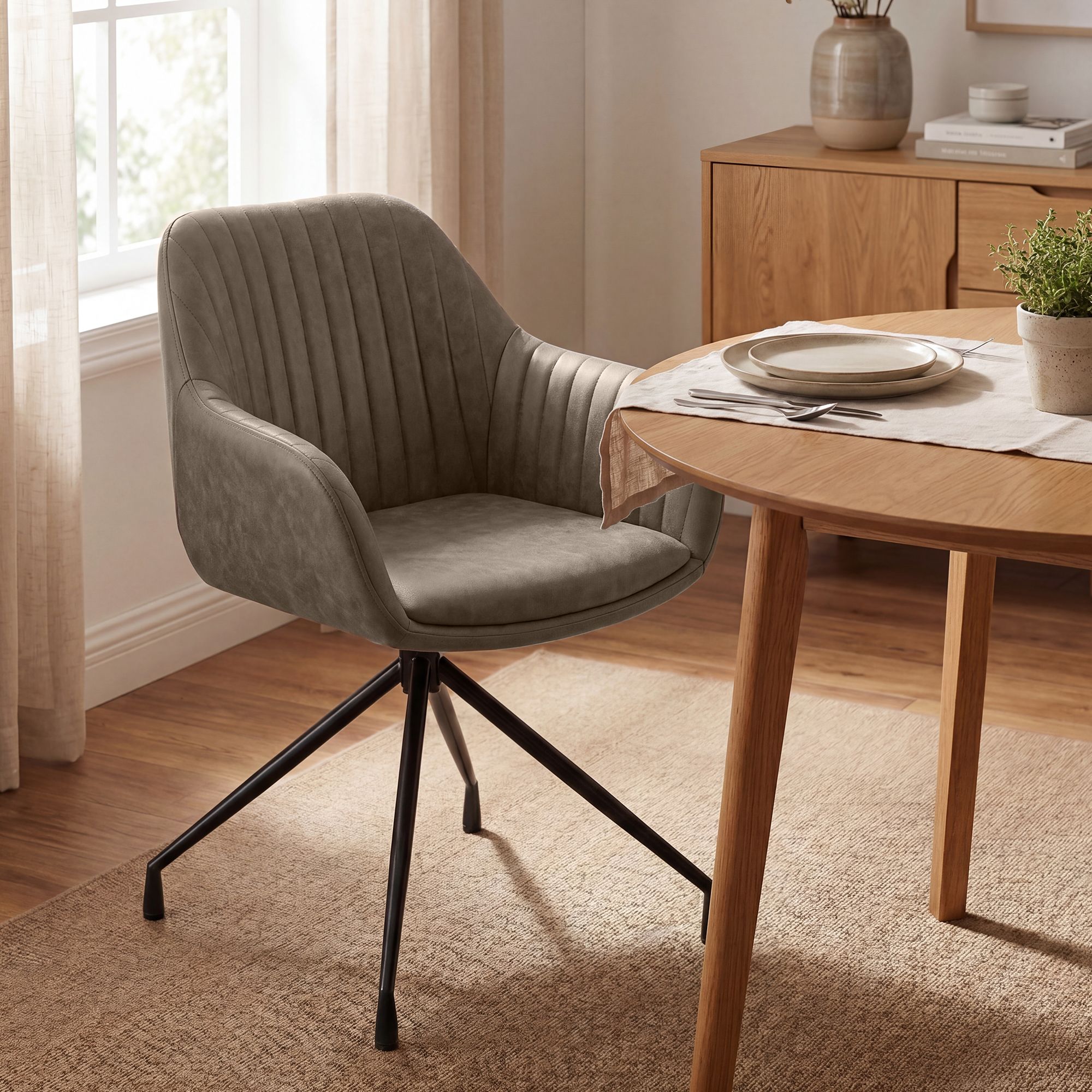 Set van 2 Eetkamerstoelen Novanis