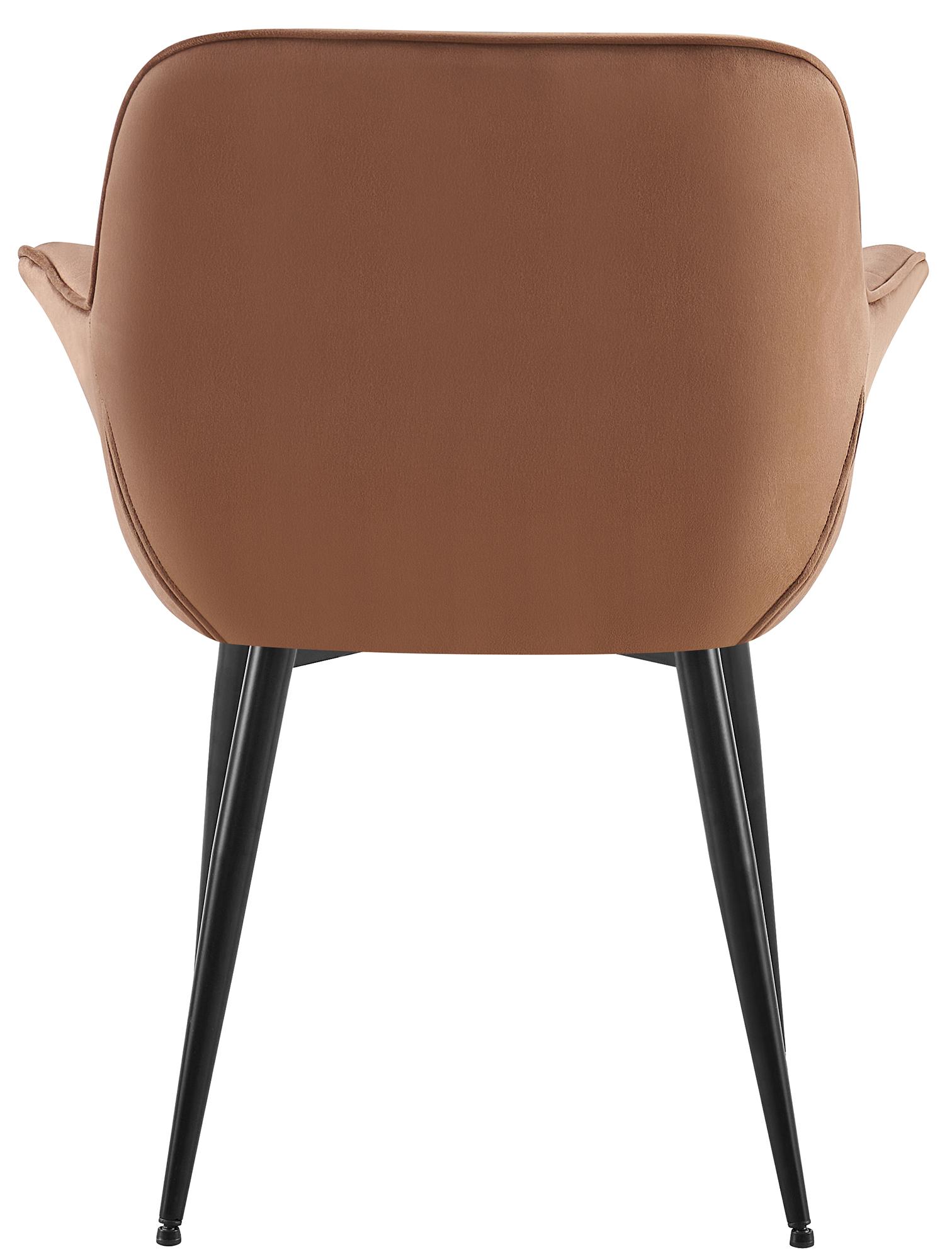 Set van 2 Eetkamerstoelen Roseville fluweel
