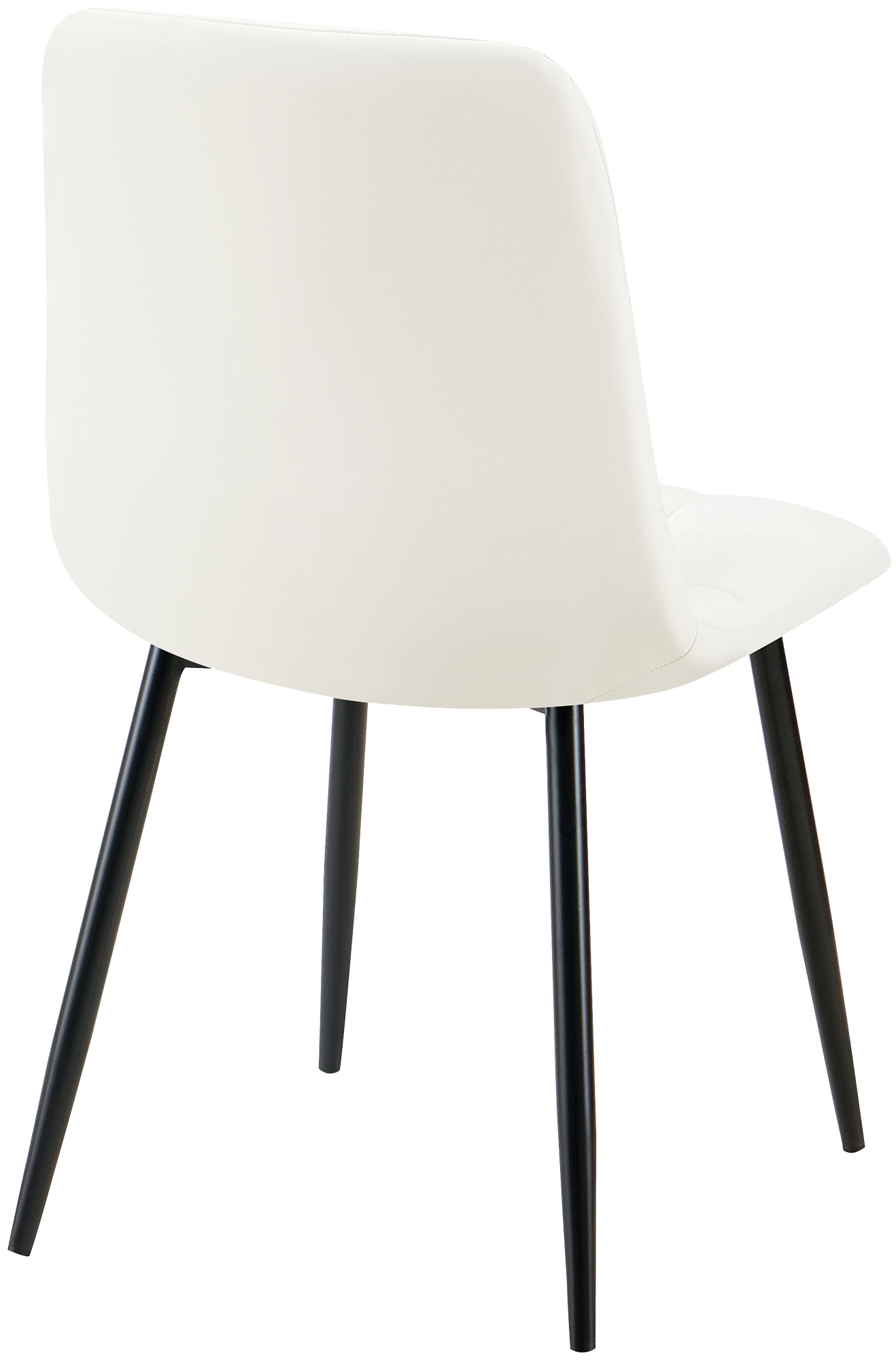 Set van 4 eetkamerstoelen Antibes kunstleer
