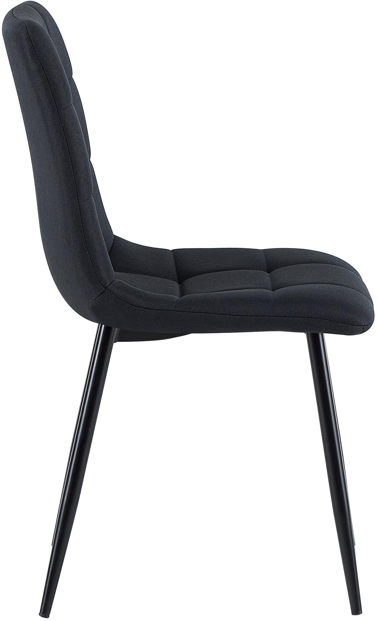 Set van 4 eetkamerstoelen Antibes stof