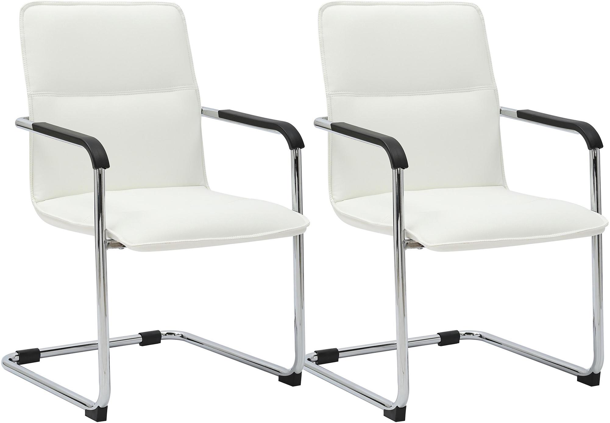 2-delige set sledestoelen Seattle van kunstleer