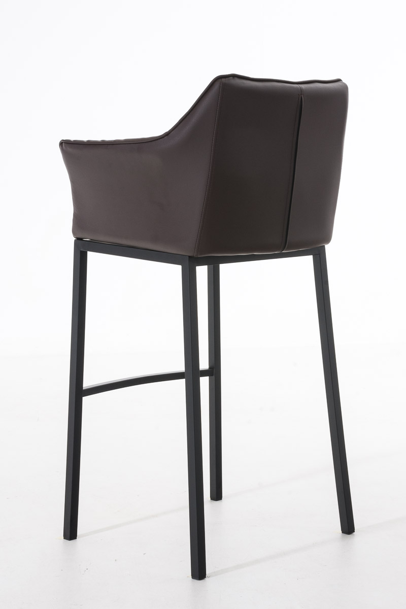 Barkruk Damaso Kunstleer met Vierpootsframe