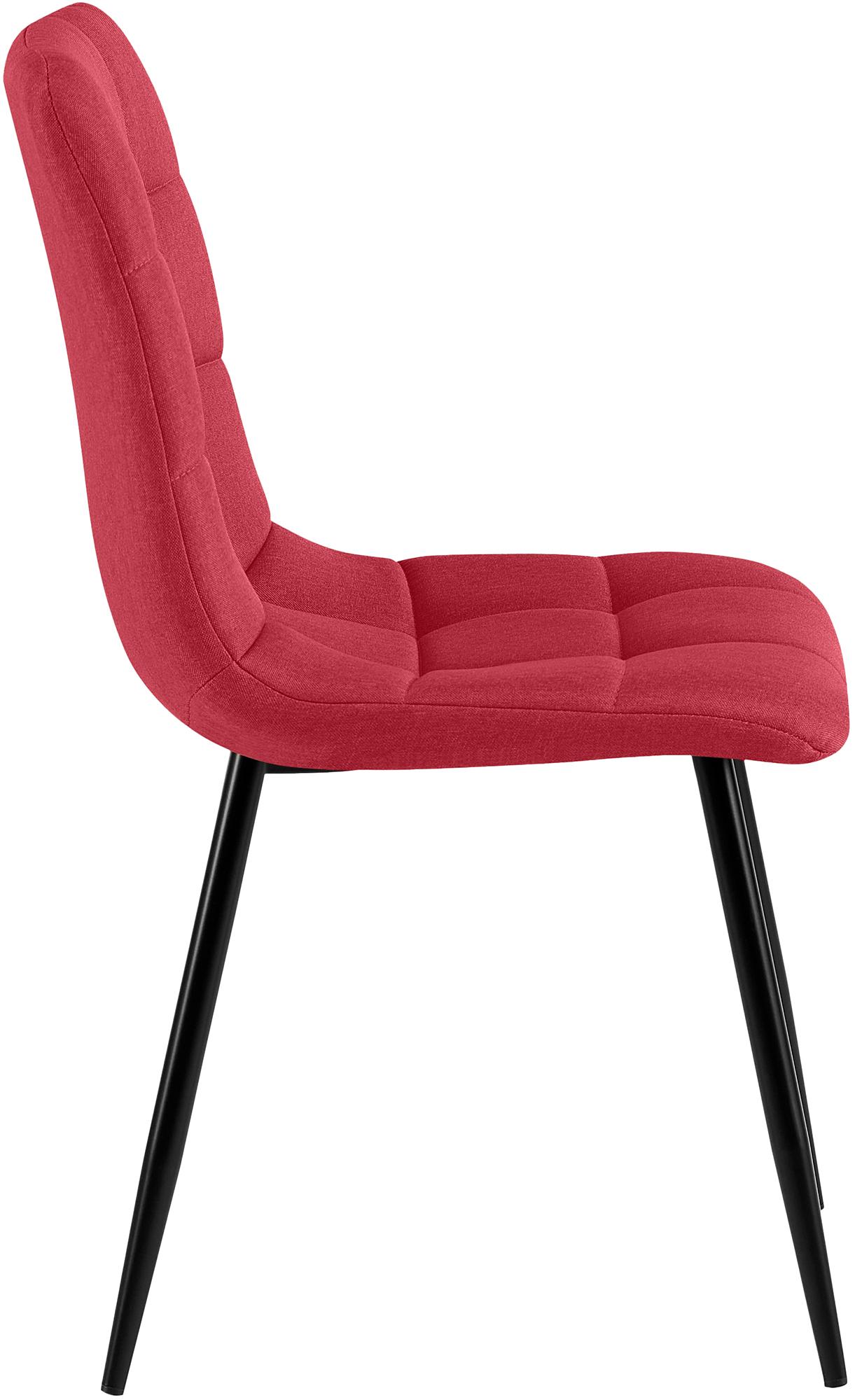 Set van 4 eetkamerstoelen Antibes stof