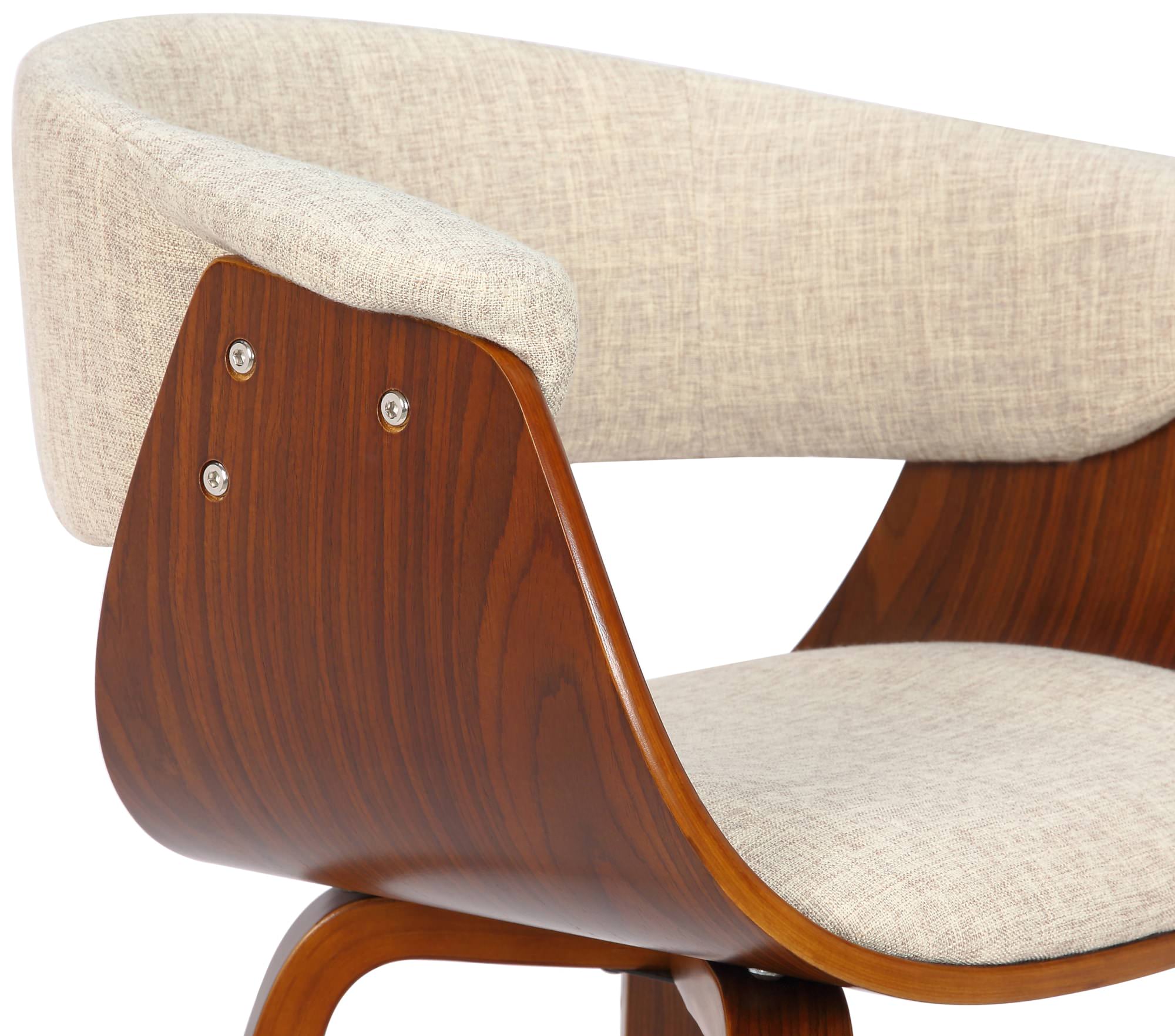 Set van 2 Eetkamerstoelen Bruce stof