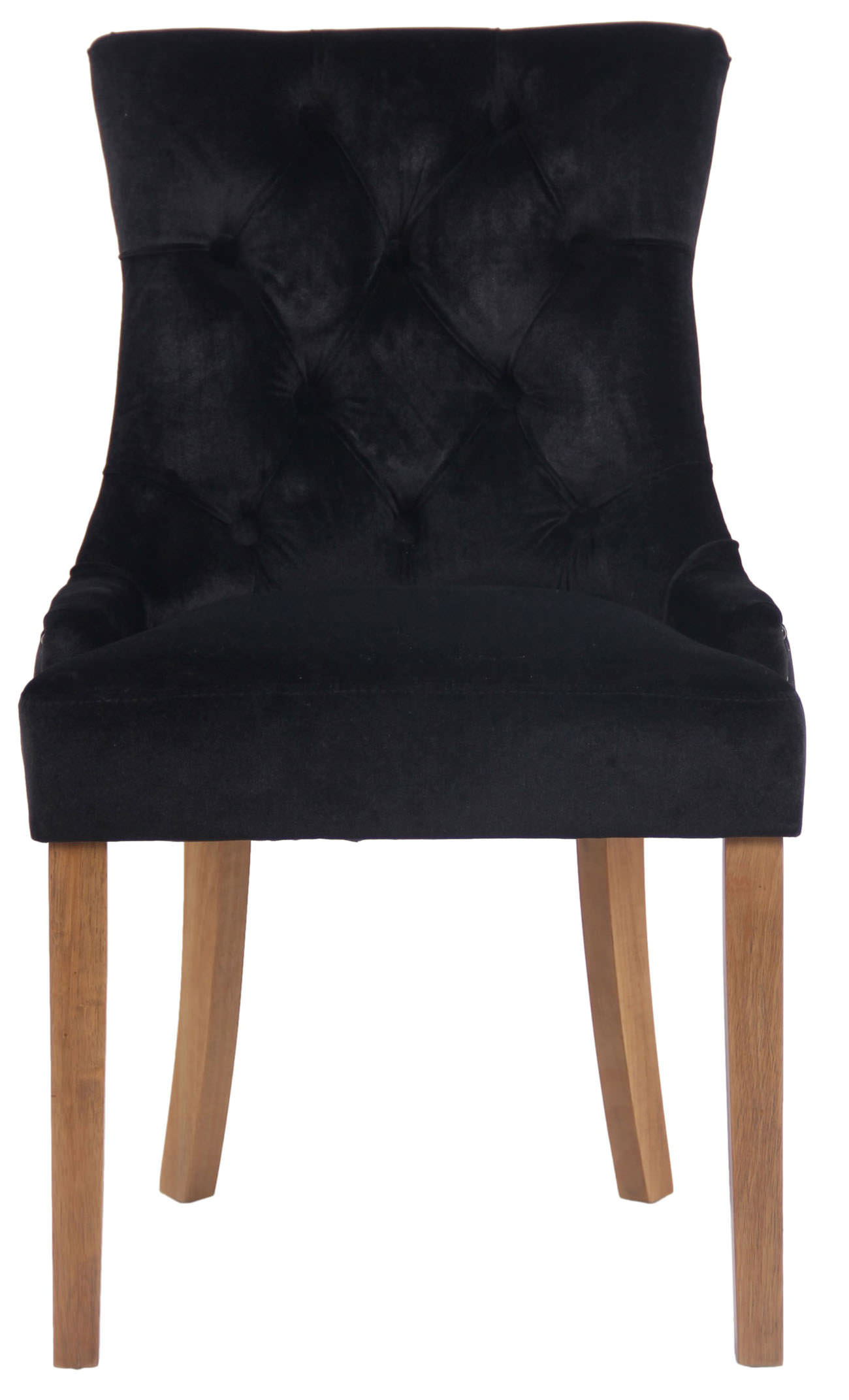 Set van 4 eetkamerstoelen Aberdeen Fluweel