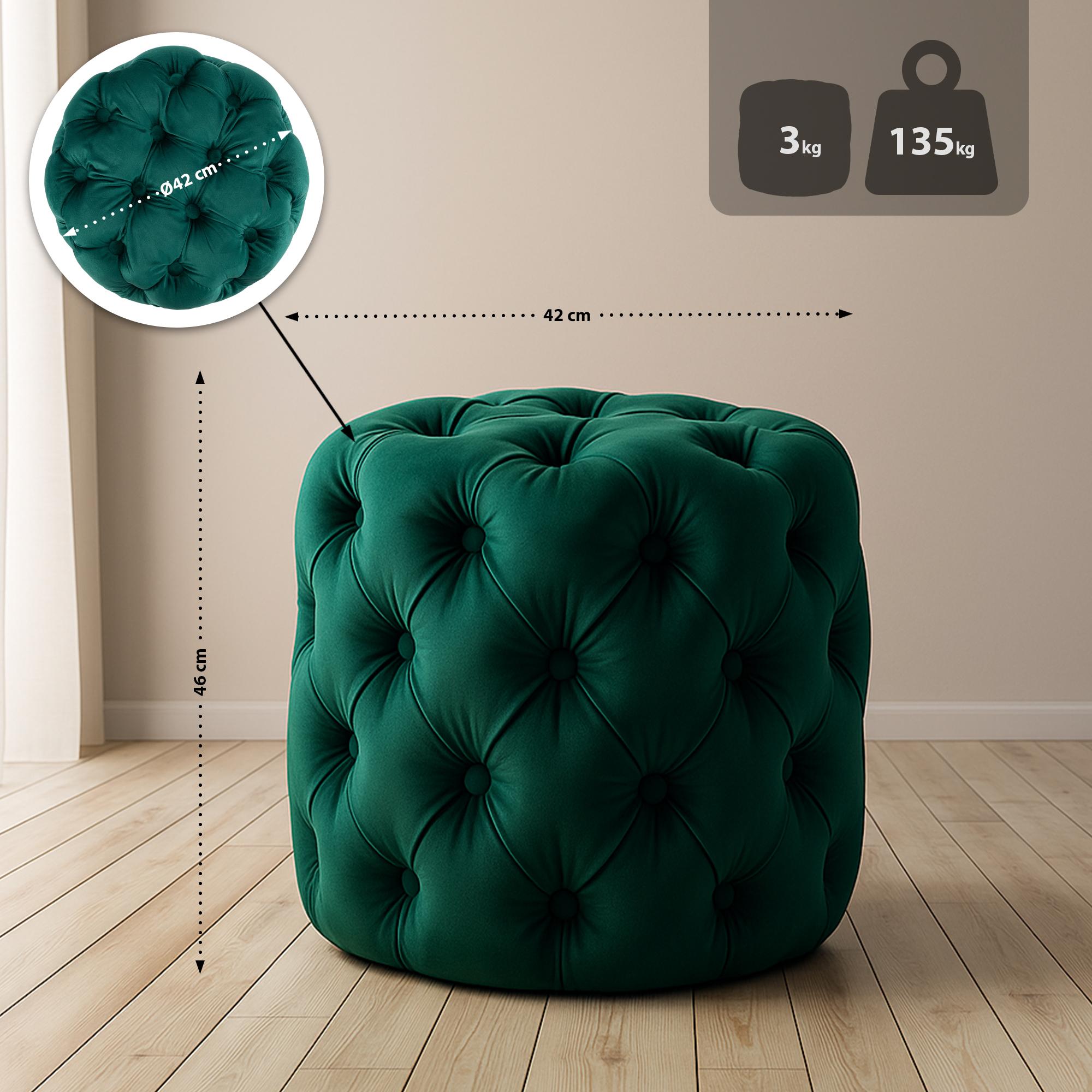 Hocker Drancy Fluweel