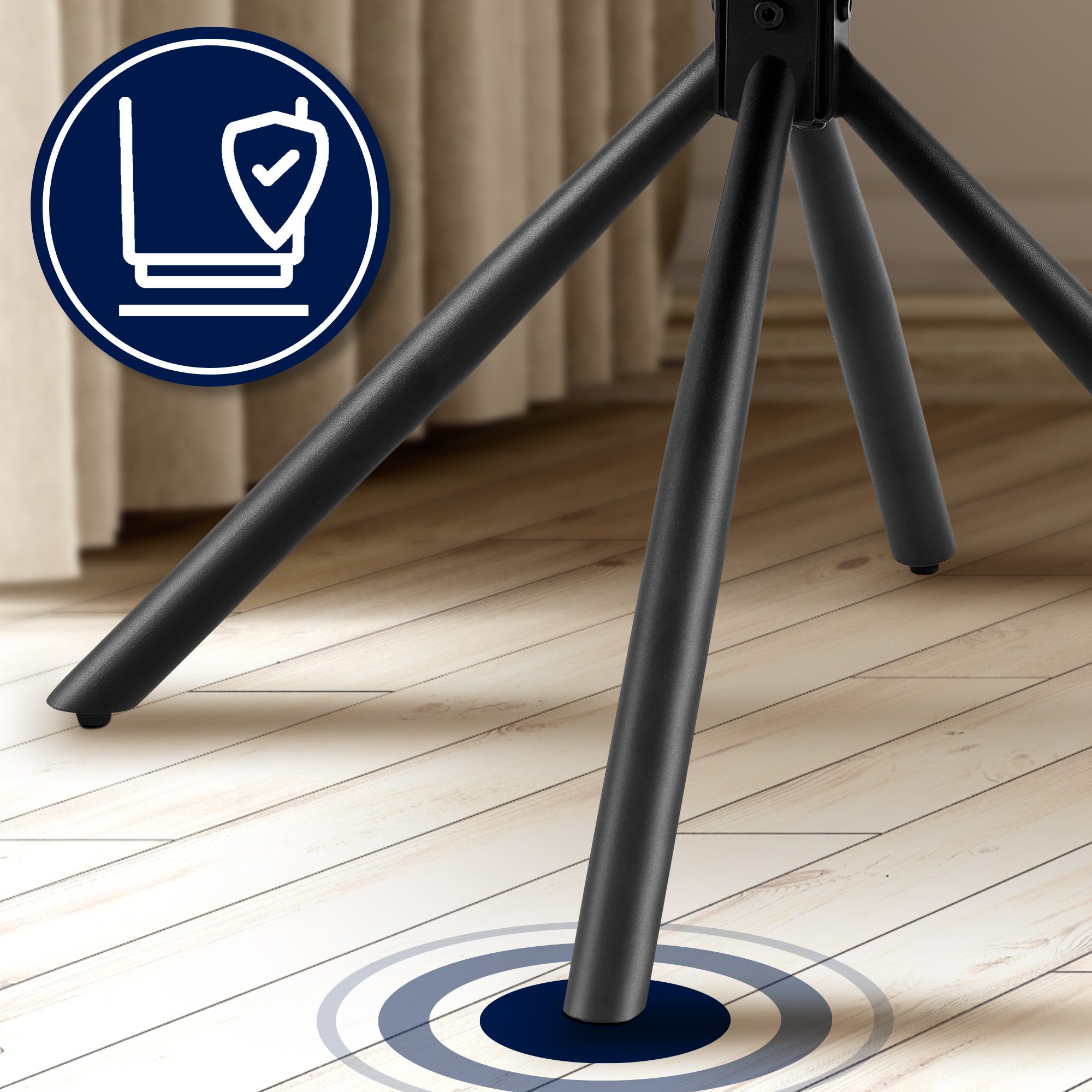 Set van 2 Eetkamerstoelen Tipton