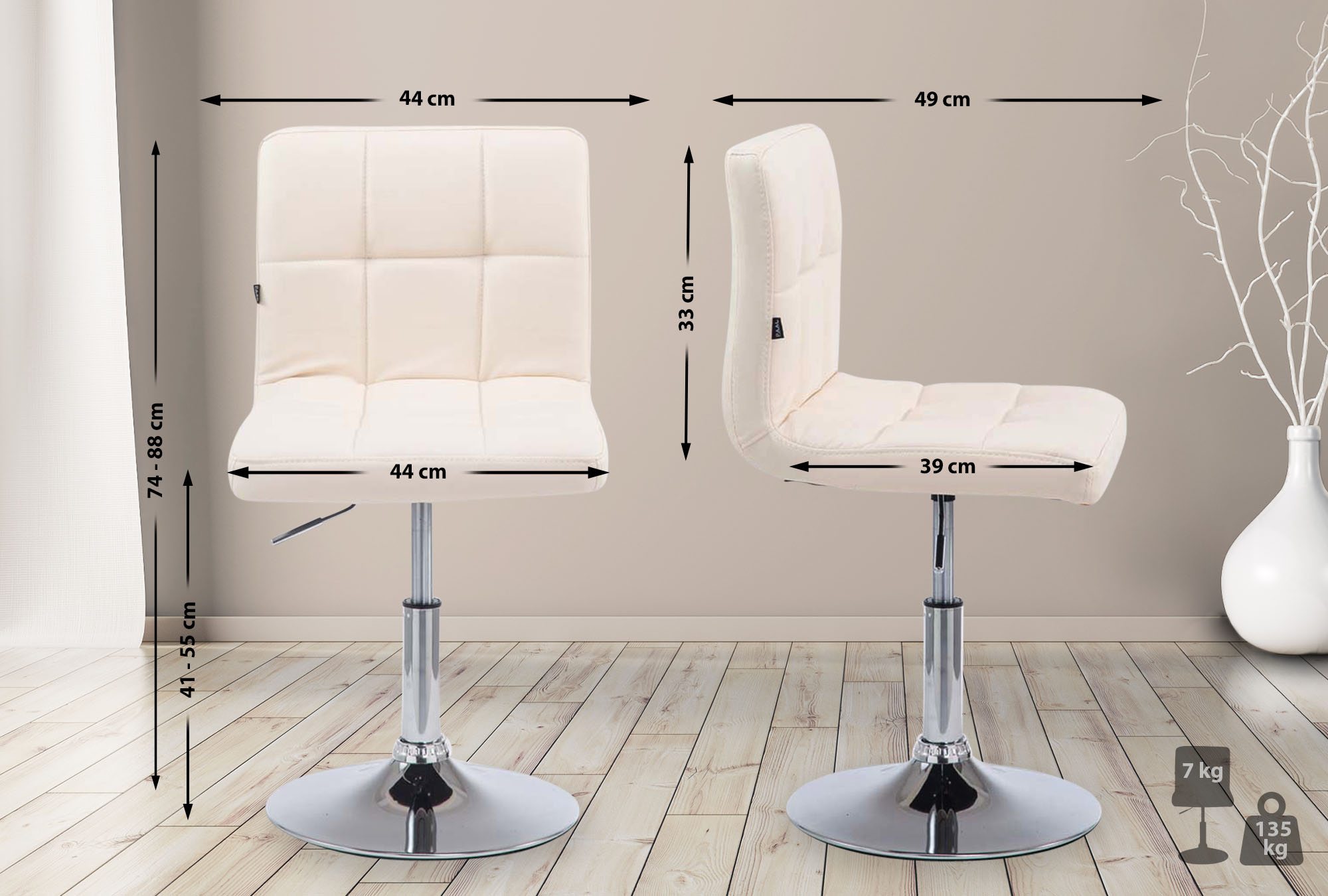 Lounger Palma Kunstleer