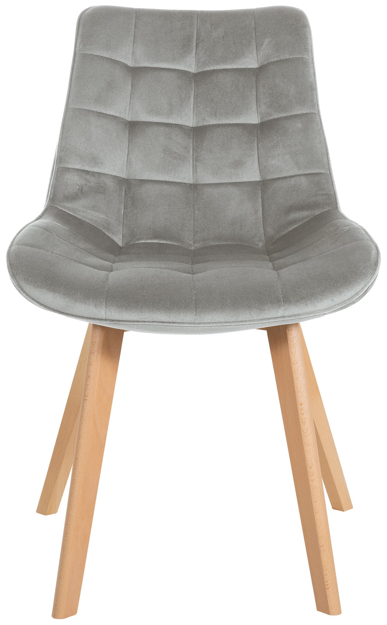 Set van 2 eetkamerstoelen Brook fluweel