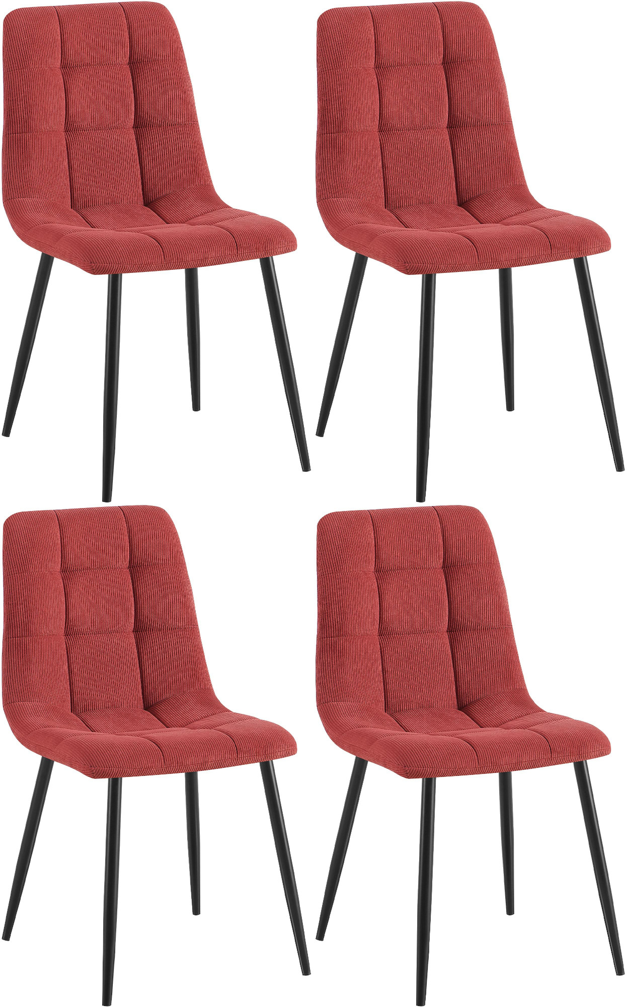 Set van 4 eetkamerstoel Tilde