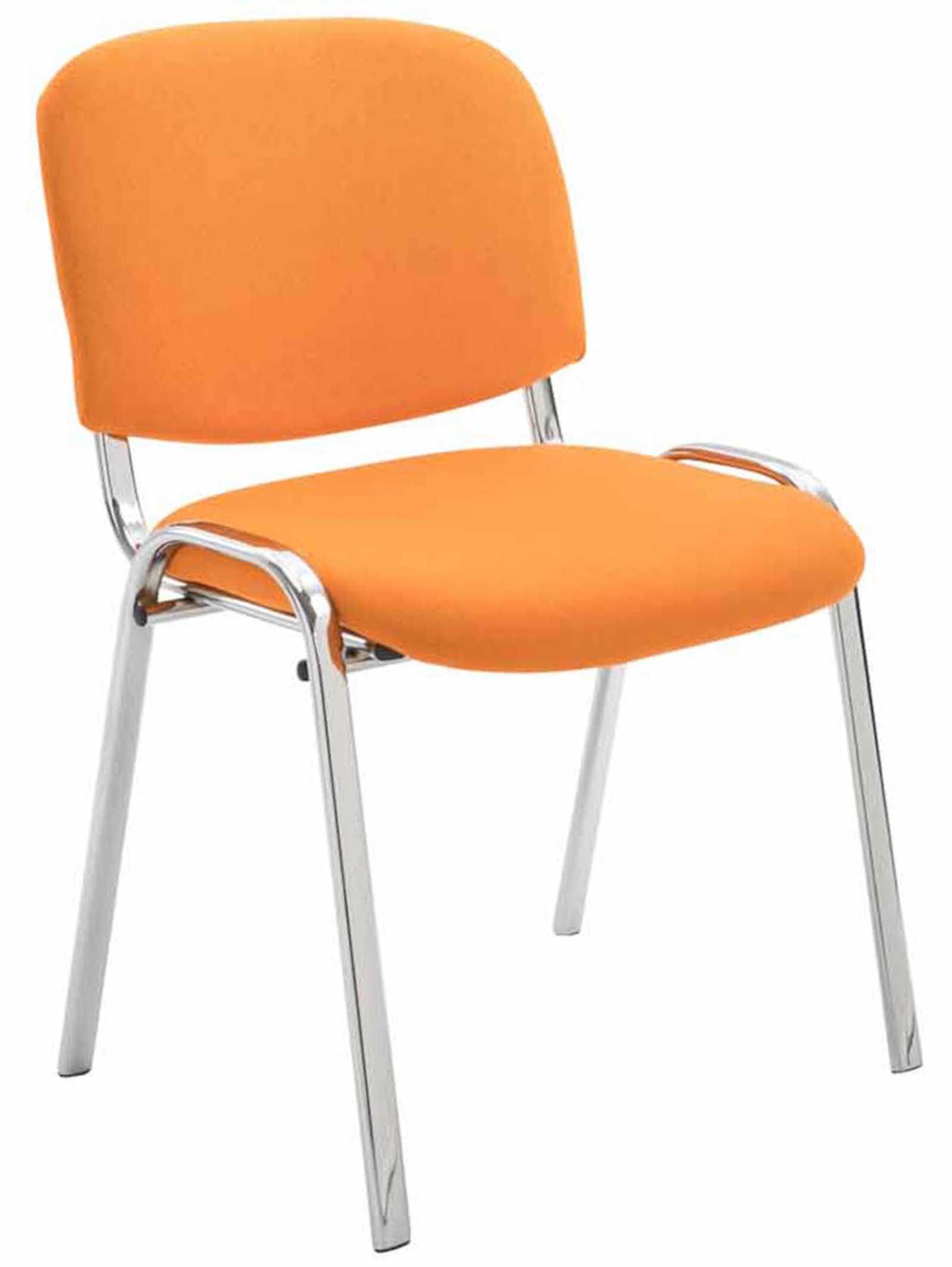 Set van 4 stoelen Ken Chroom - Stof