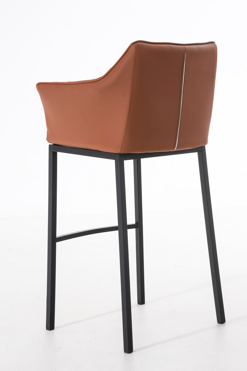 Barkruk Damaso Kunstleer met Vierpootsframe