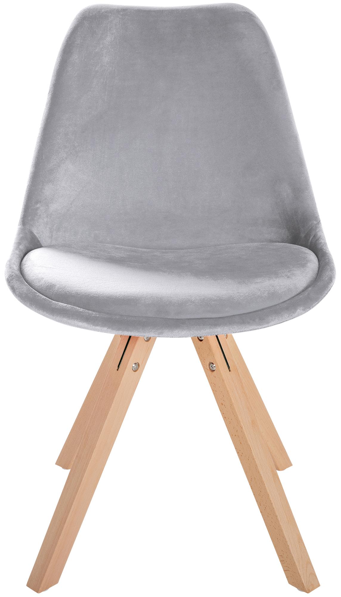 Set van 4 eetkamerstoelen Sofia fluweel